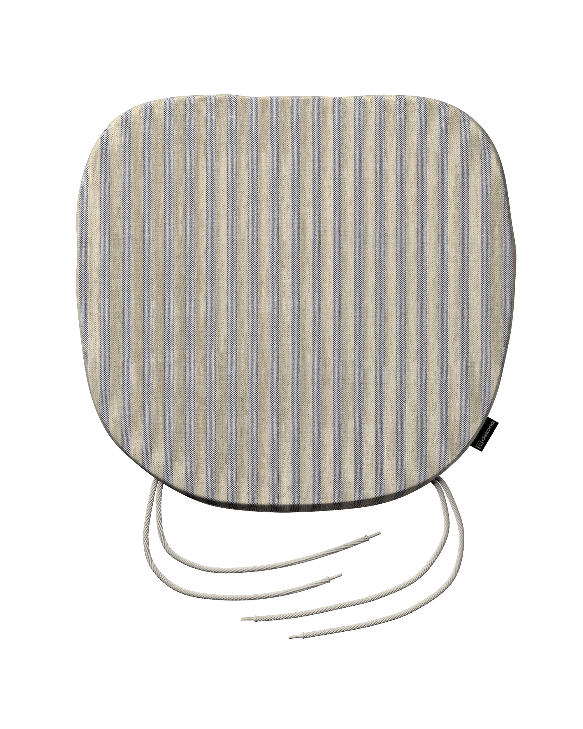 Bart seat pad colour beige fabric outdoor, structured, patterned
