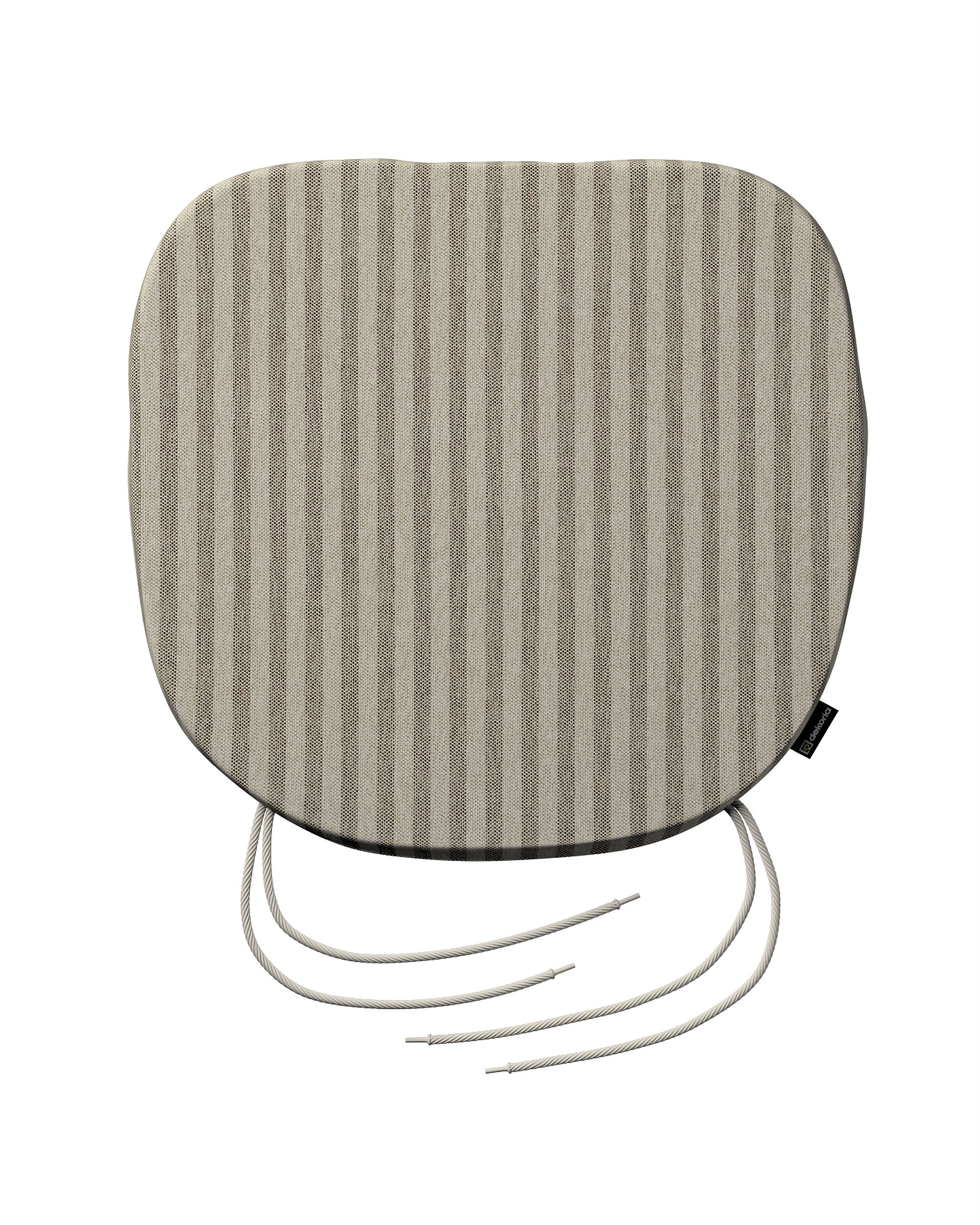 Bart seat pad colour beige fabric outdoor, structured, patterned