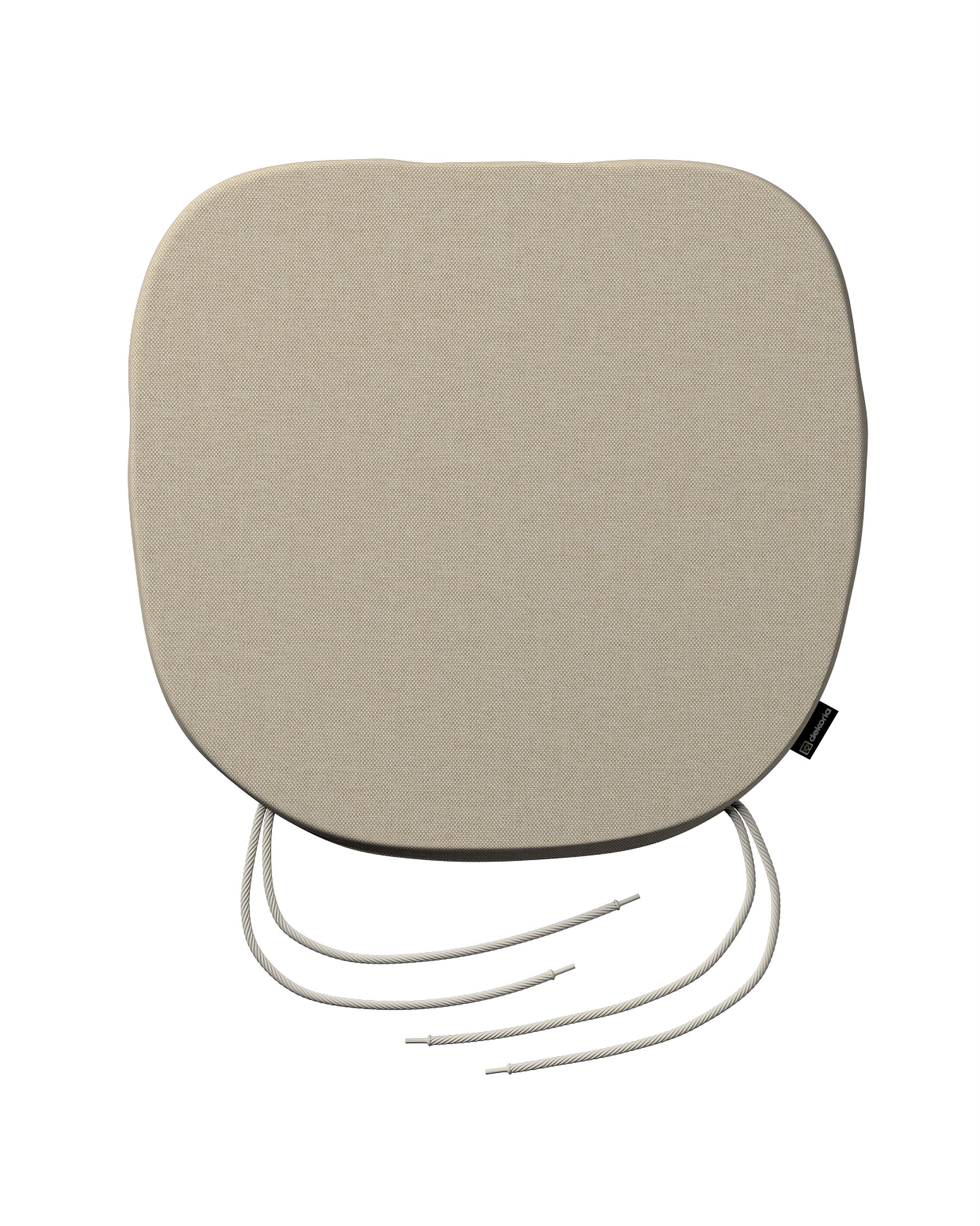 Bart seat pad colour beige fabric outdoor, structured