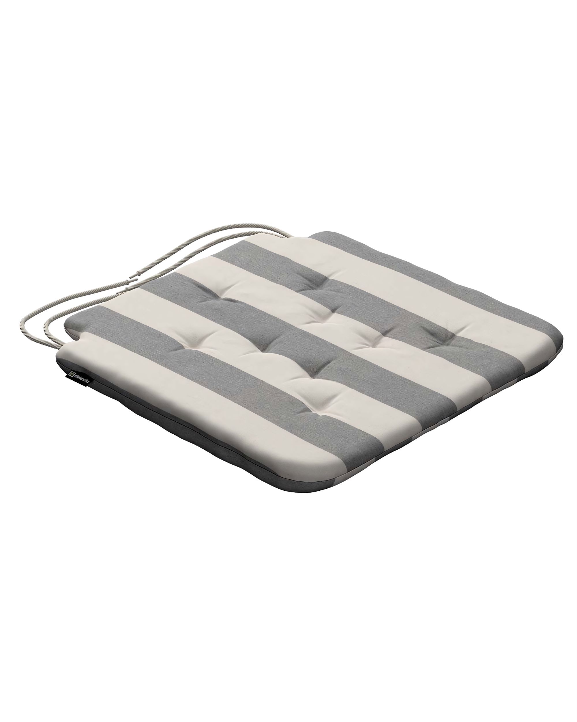Oleg seat pad colour grey fabric patterned