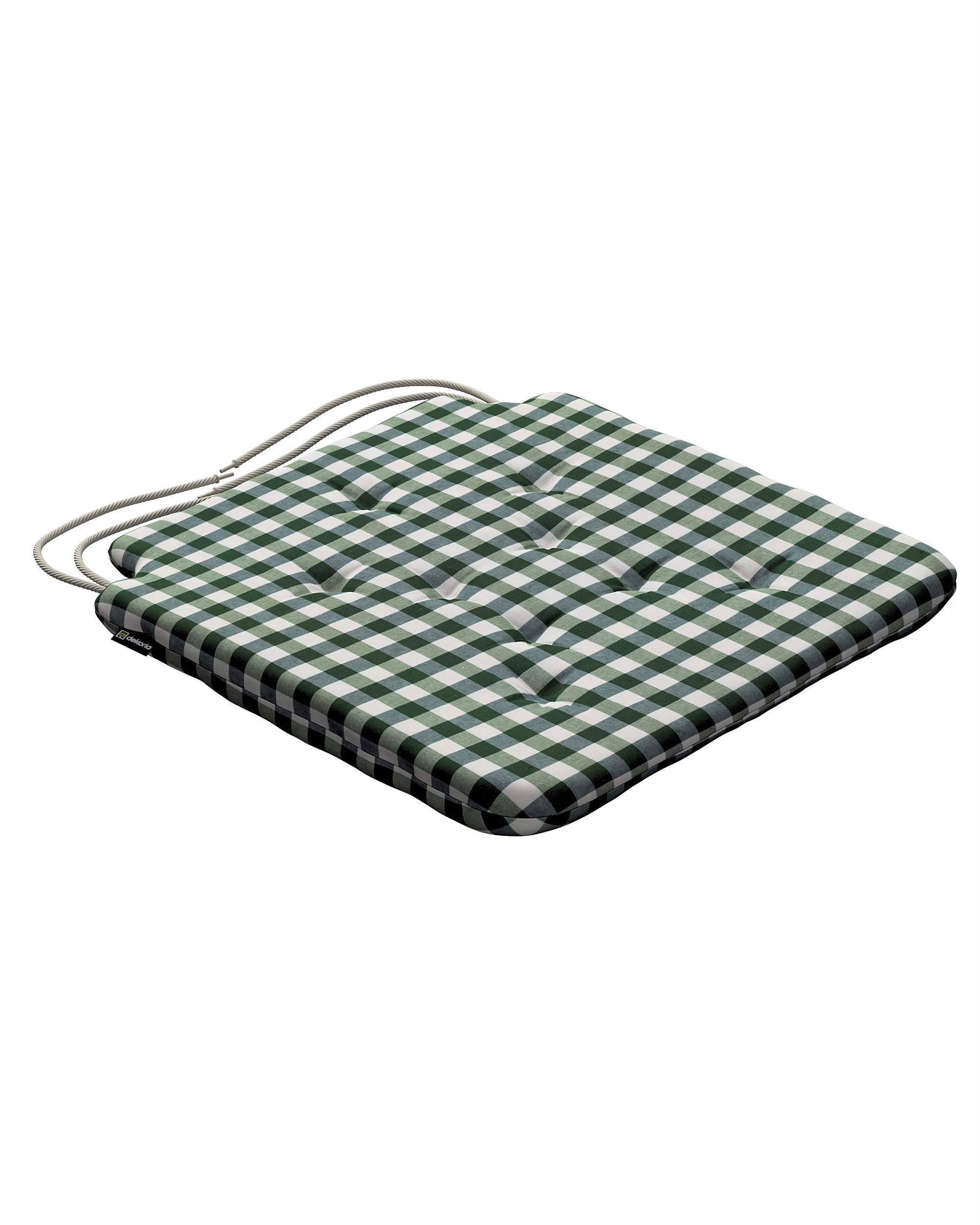 Oleg seat pad colour green fabric patterned (hover)