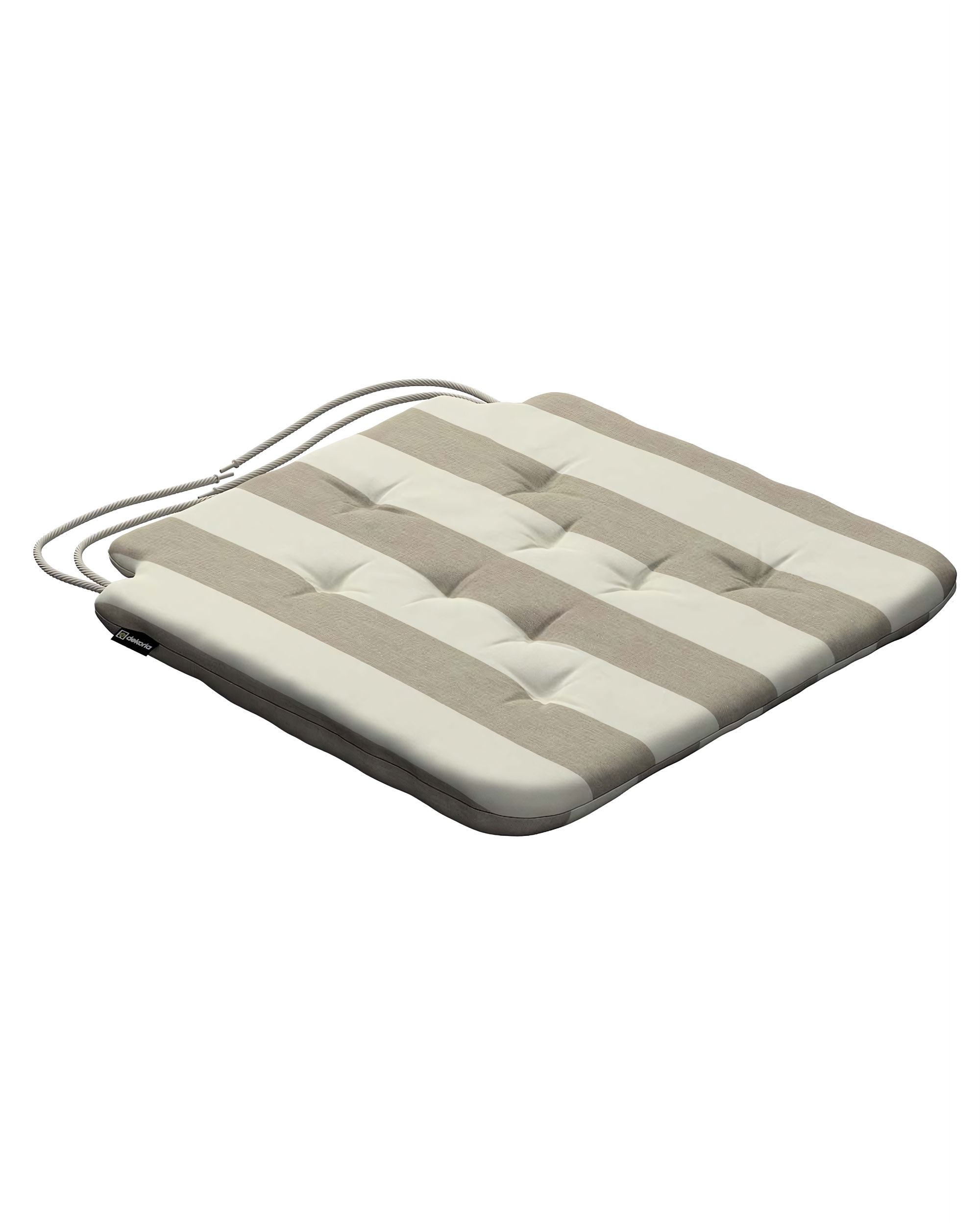 Oleg seat pad colour beige fabric patterned