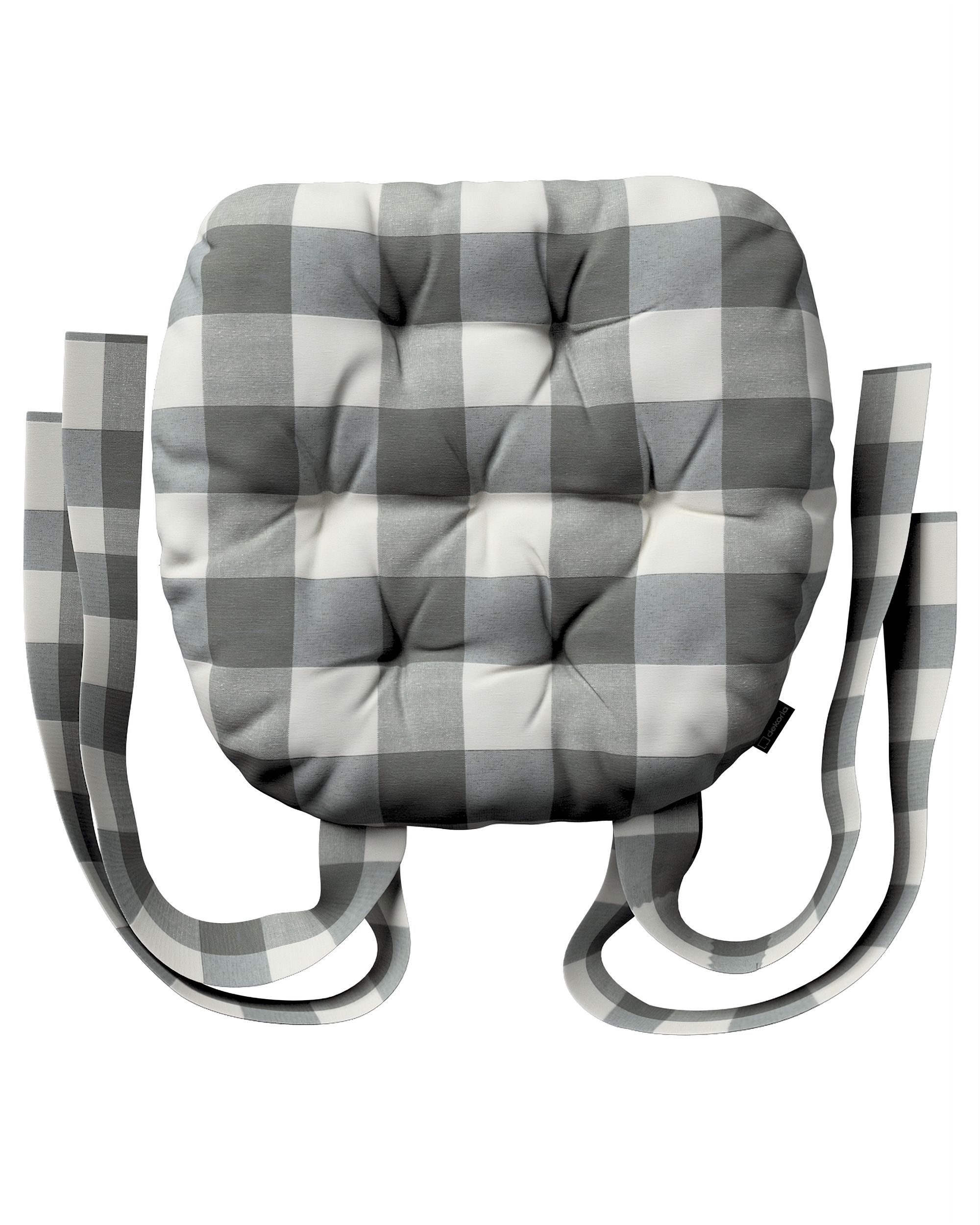 Martin seat pad colour grey fabric patterned (hover)