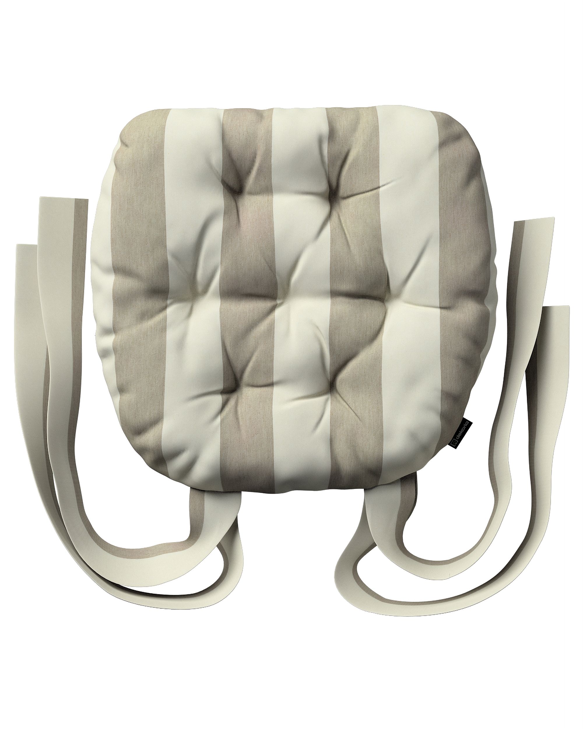 Martin seat pad colour beige fabric patterned (hover)