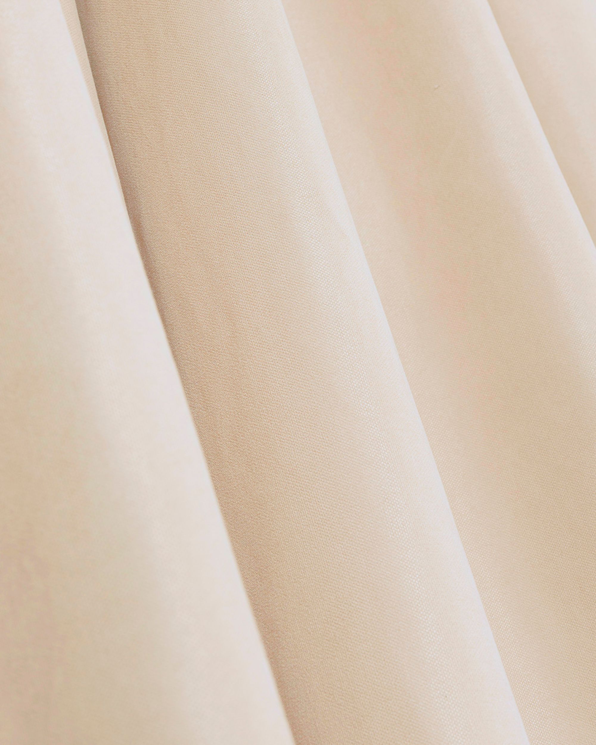 Pencil pleat curtain ecru velvet 140 x 280 cm 1 pc. (hover)