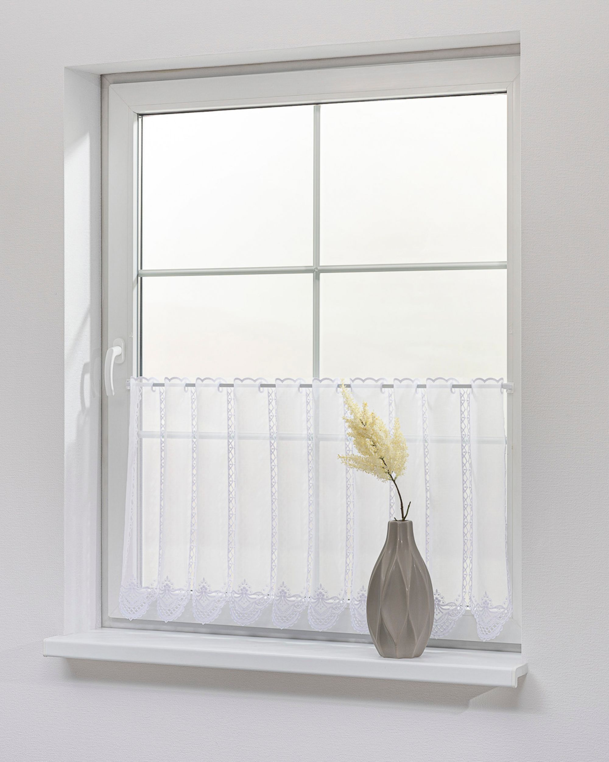 Valance embroidered Ornate height 60 cm by metre