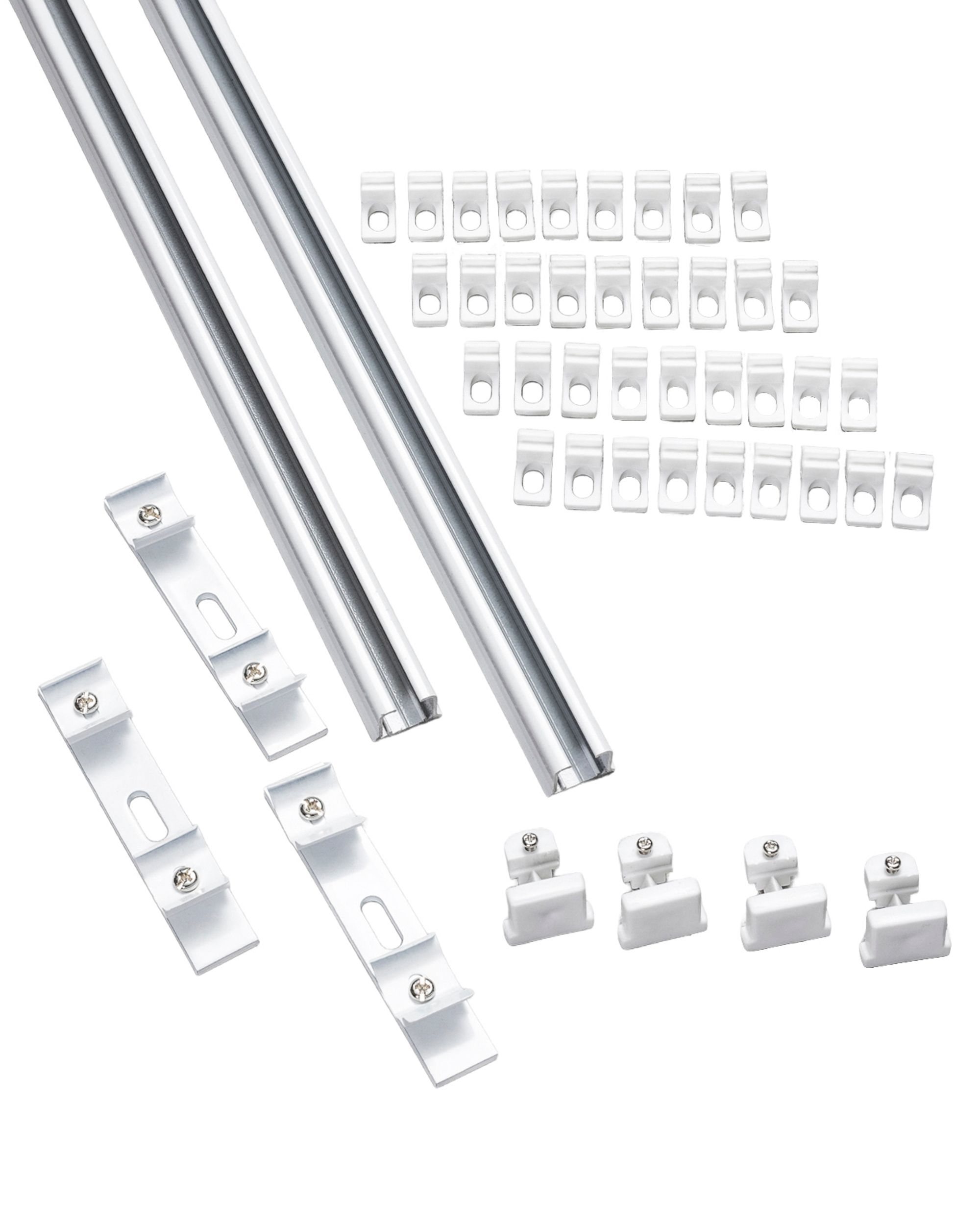 Set - TS double ceiling aluminium rail 150cm (hover)