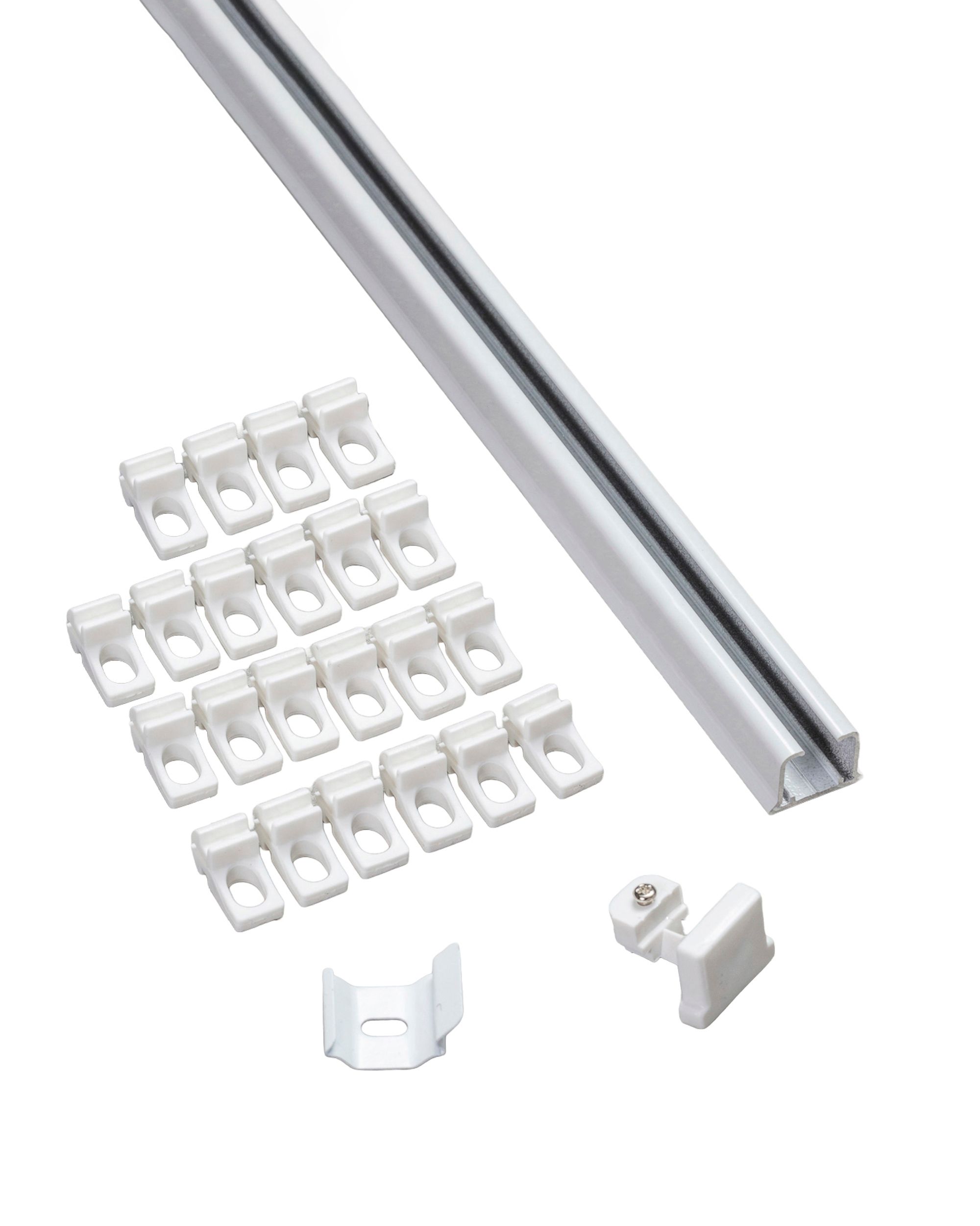 Set - TS single ceiling aluminium rail 180 cm (hover)