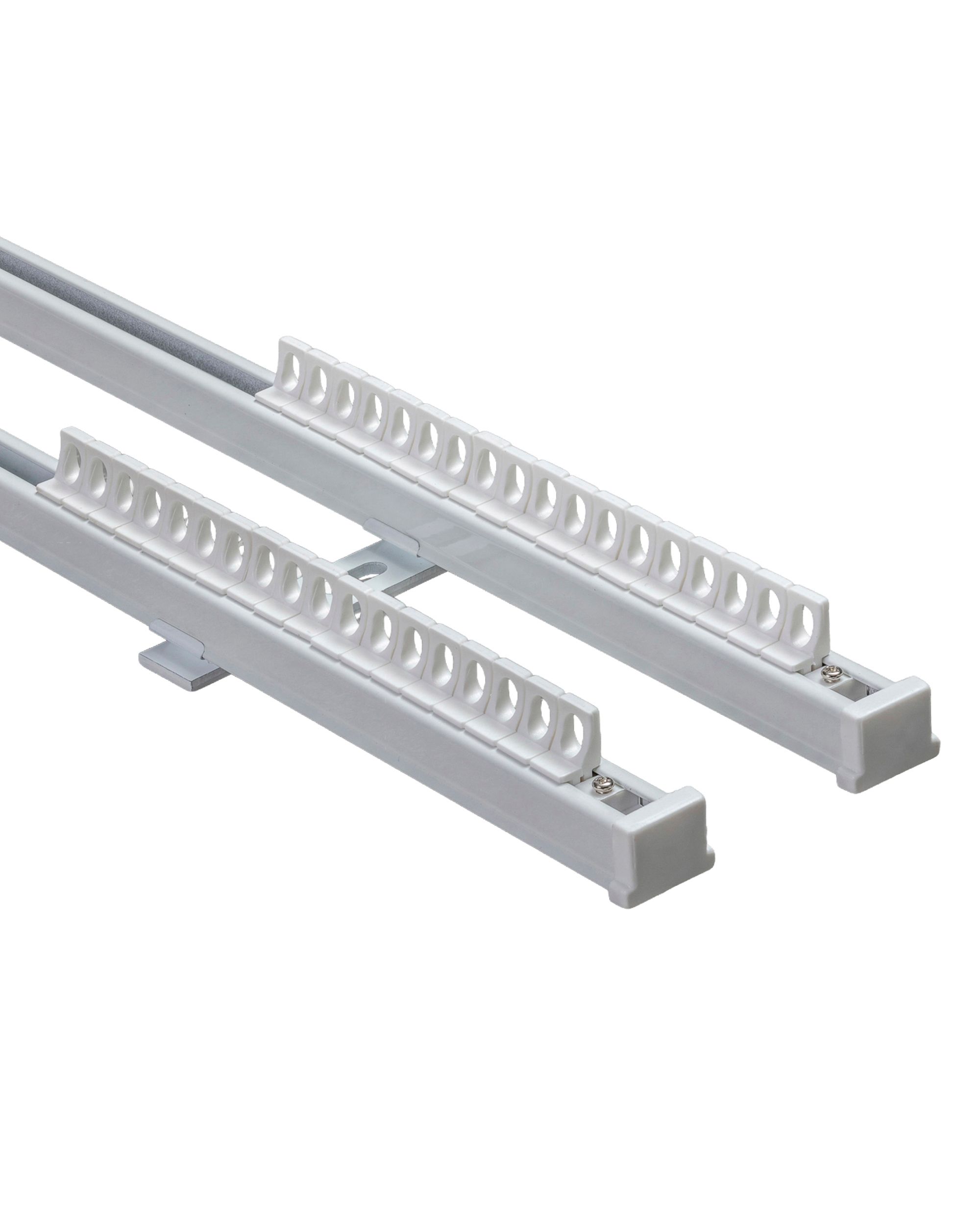 TS double aluminium ceiling rail 210cm - set
