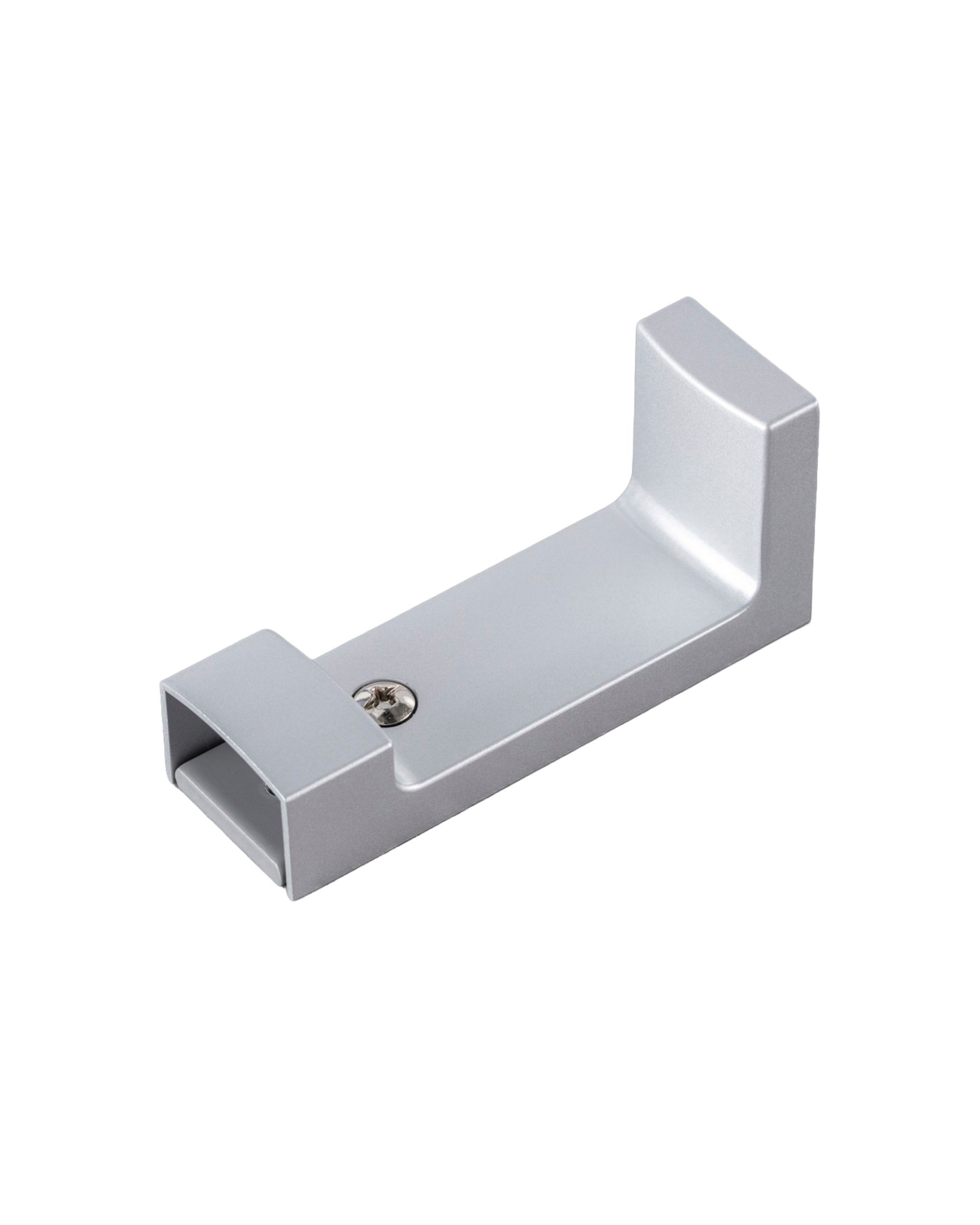 Metal wall bracket for ceiling rail Premium silver (hover)