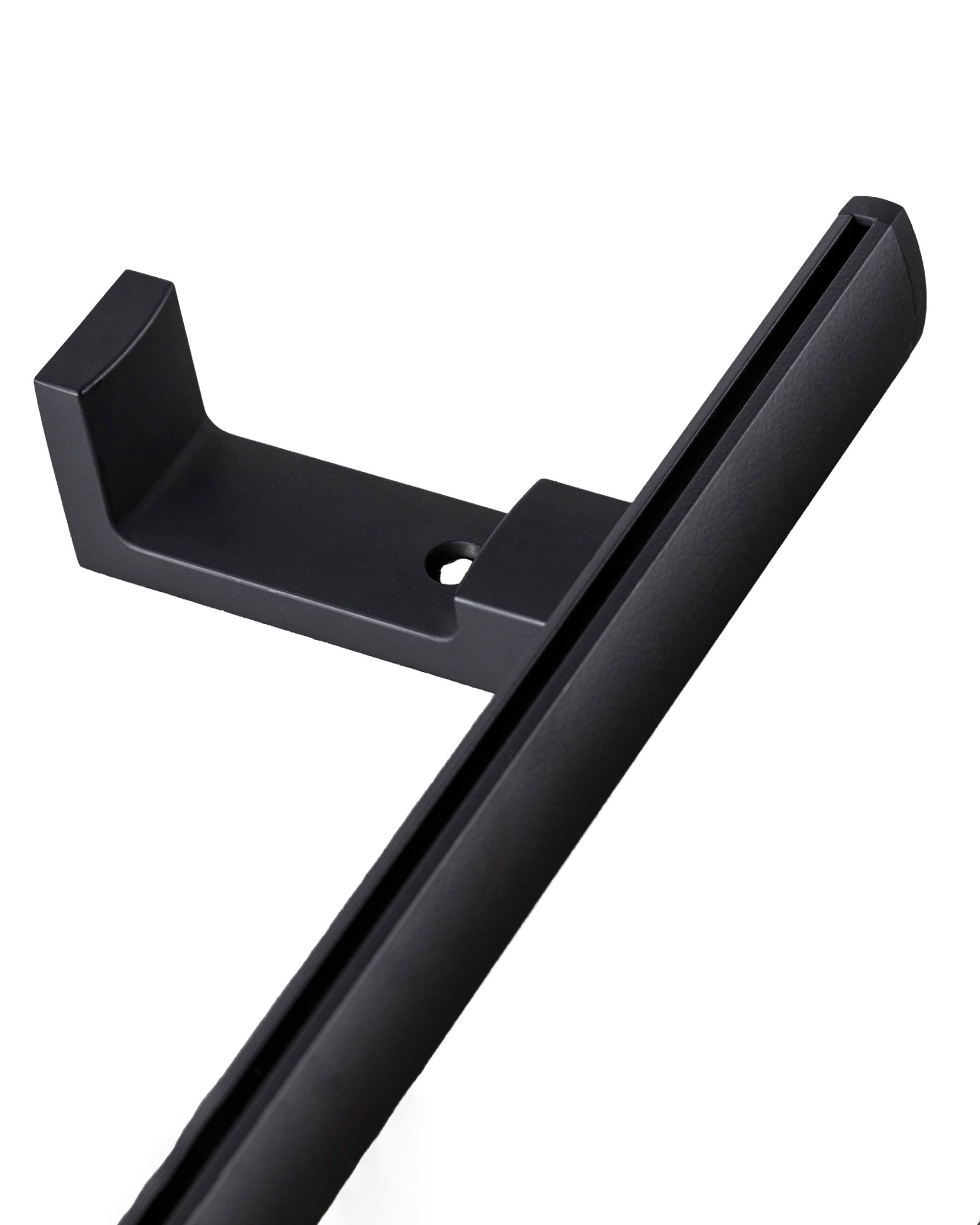 Metal wall bracket for ceiling rail Premium black