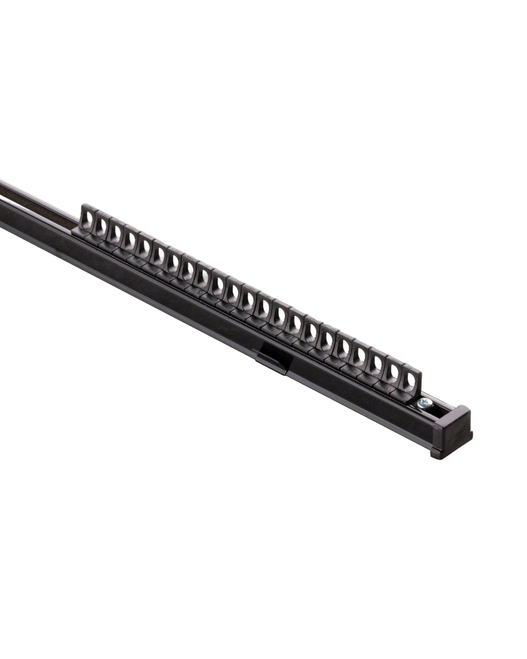 Set - TS single ceiling aluminium rail black 180 cm