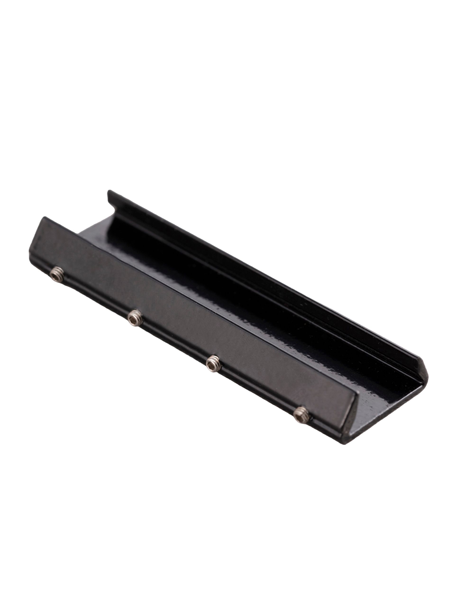 TS aluminium rail connector black 1 pcs.