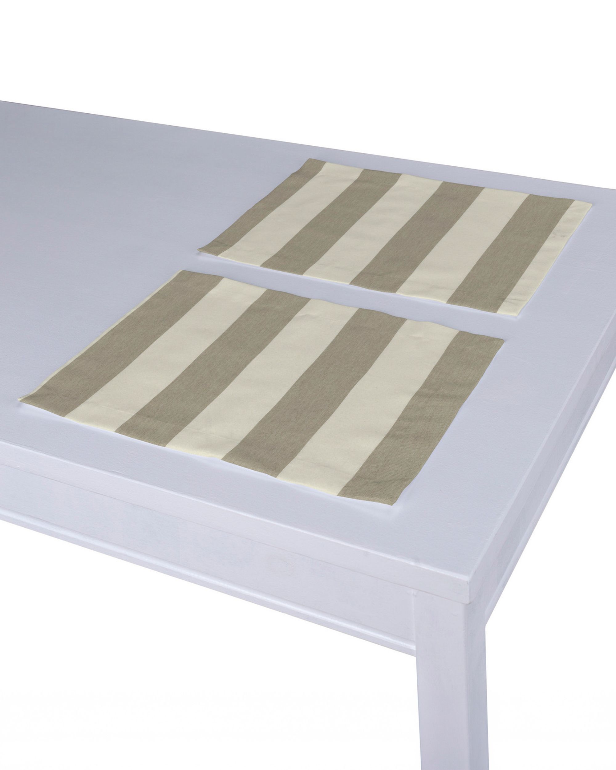 Placemat (set of 2) colour beige fabric patterned