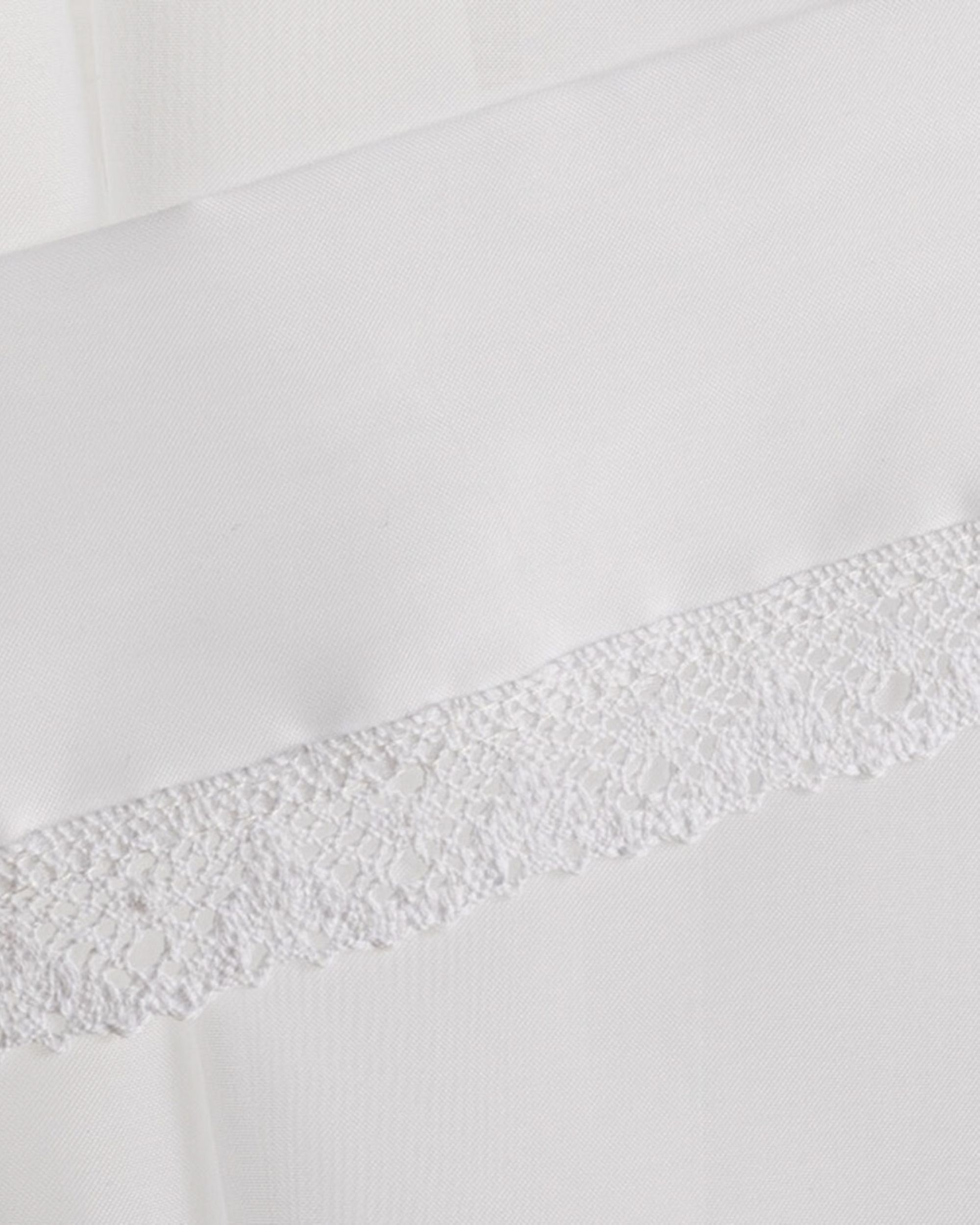 Lily ecru voile curtains - Set of 2 colour white fabric semi-sheer, gloss (hover)