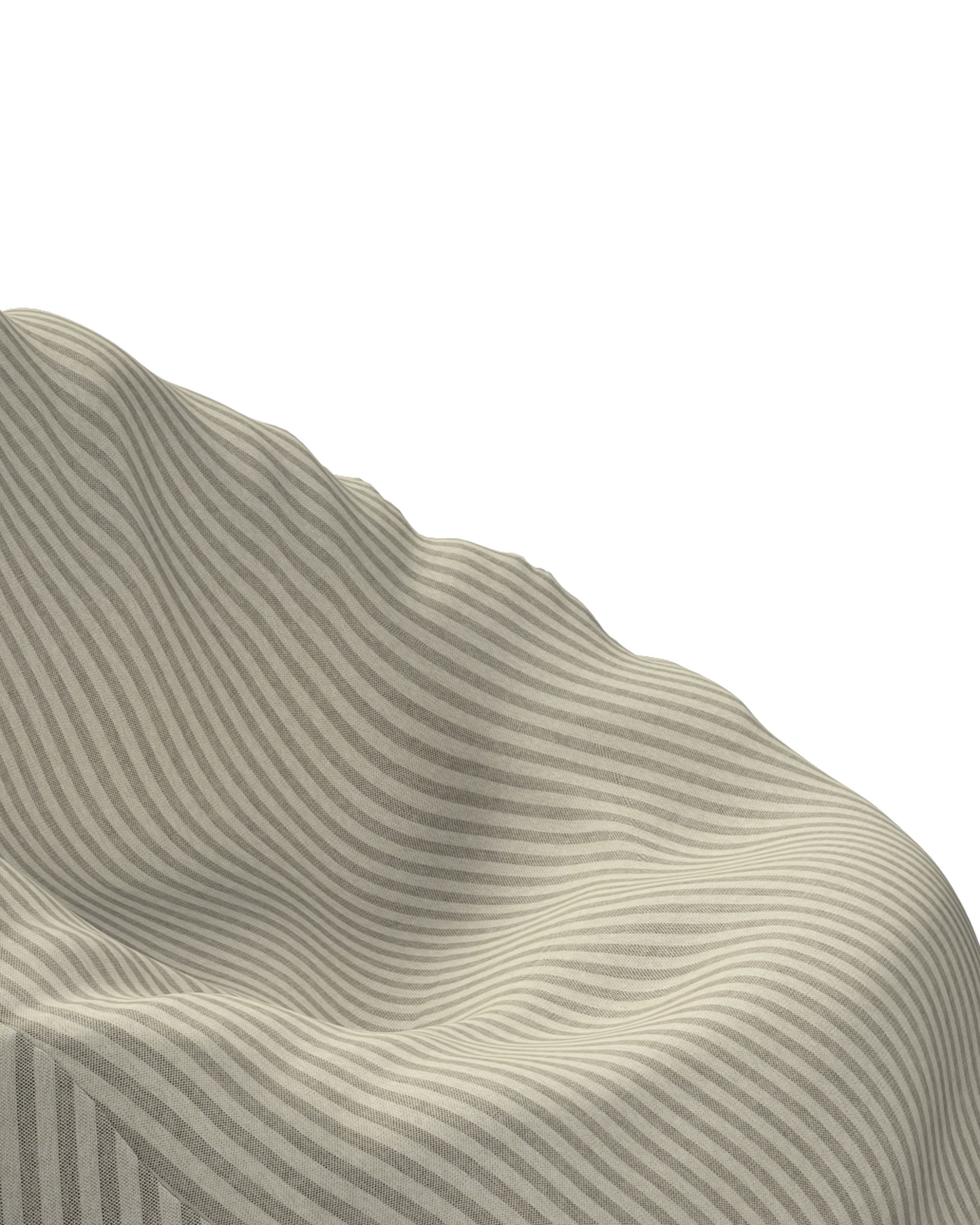Beanbag colour beige fabric outdoor, structured, patterned (hover)