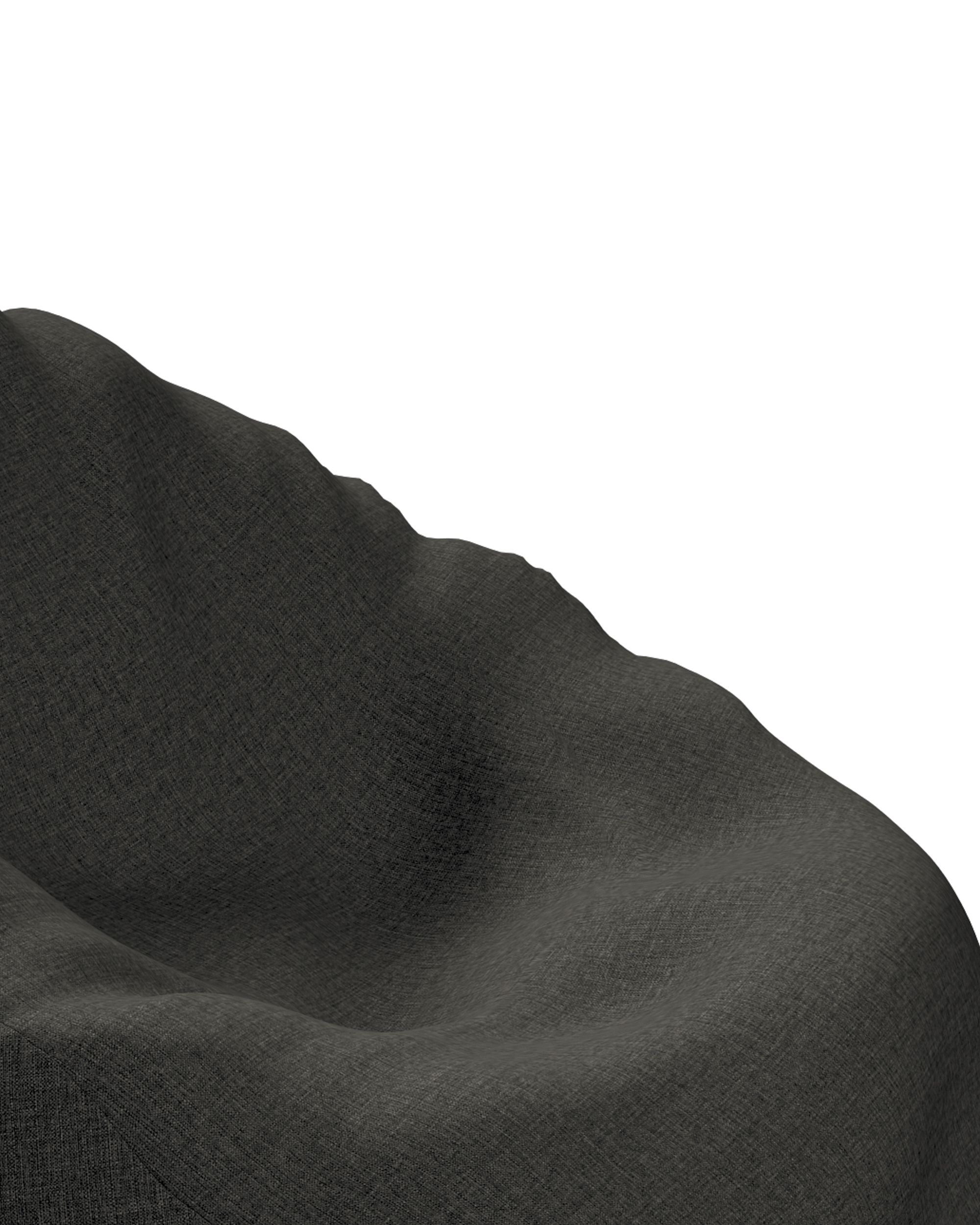 Beanbag colour brown fabric outdoor, structured (hover)