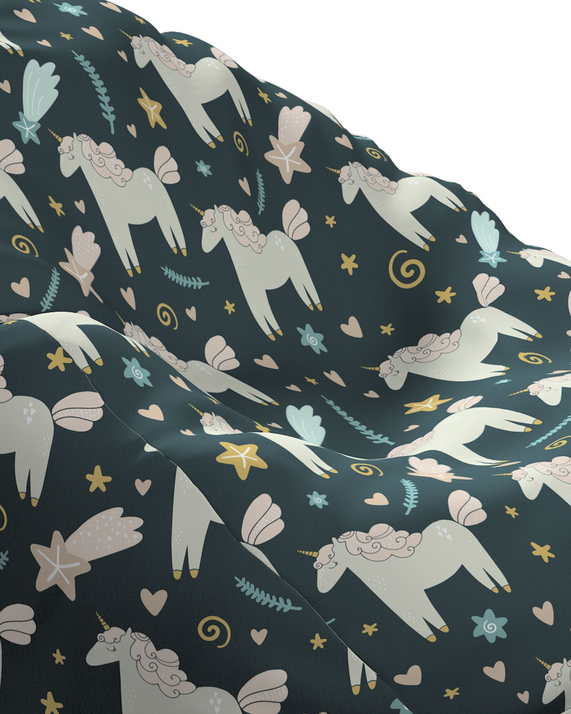 Beanbag colour brown fabric patterned (hover)
