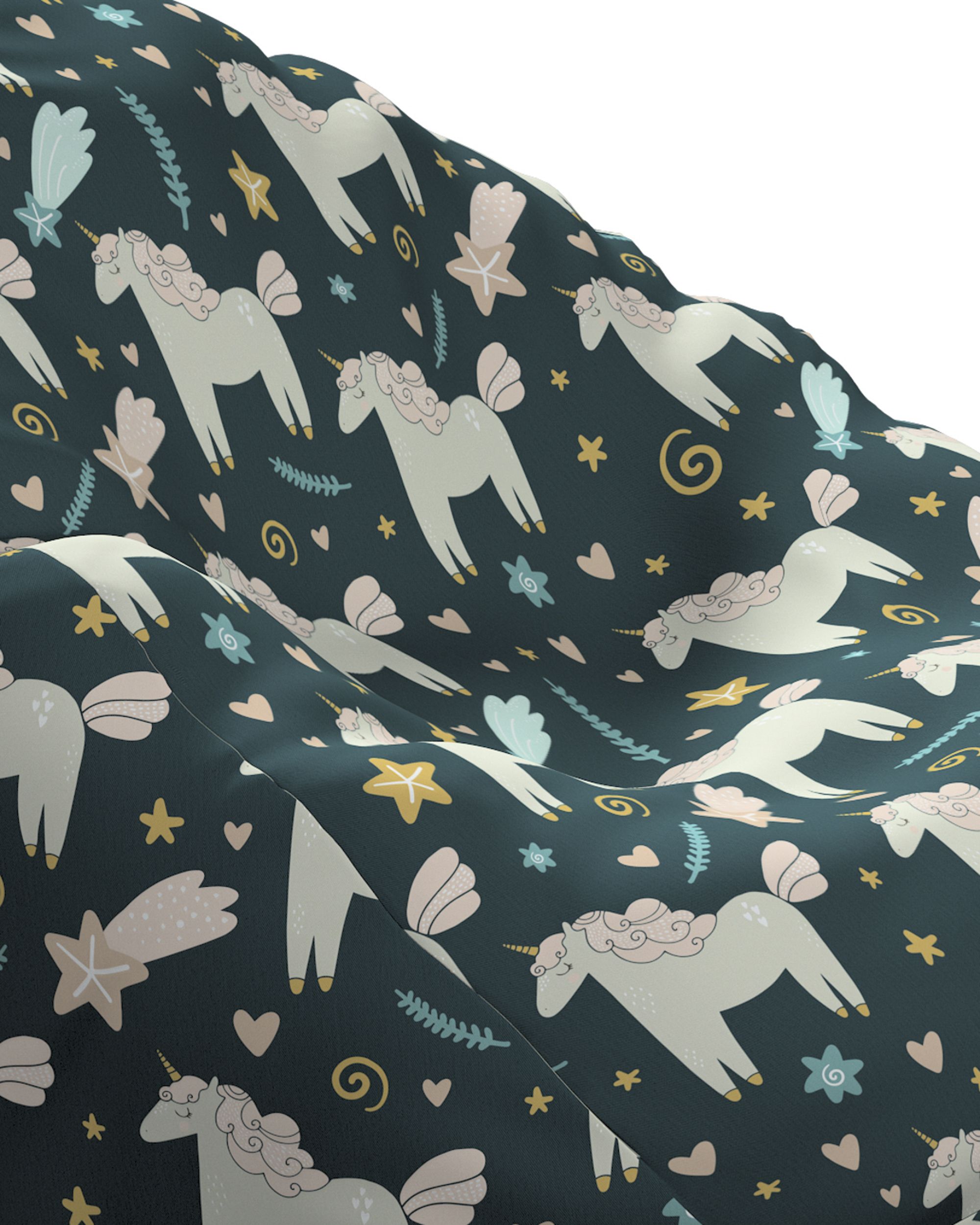 Beanbag colour brown fabric patterned (hover)