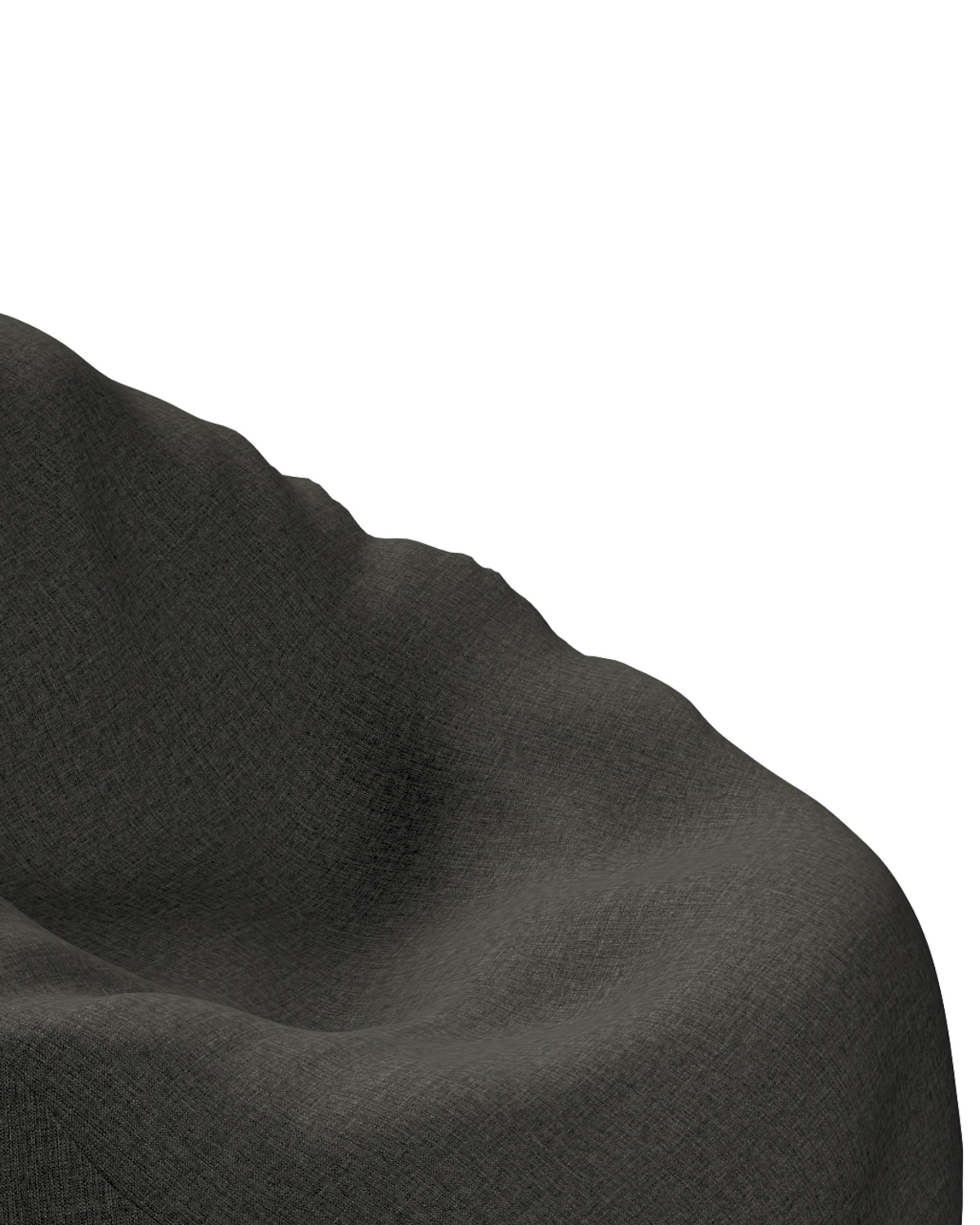 Beanbag colour brown fabric outdoor, structured (hover)