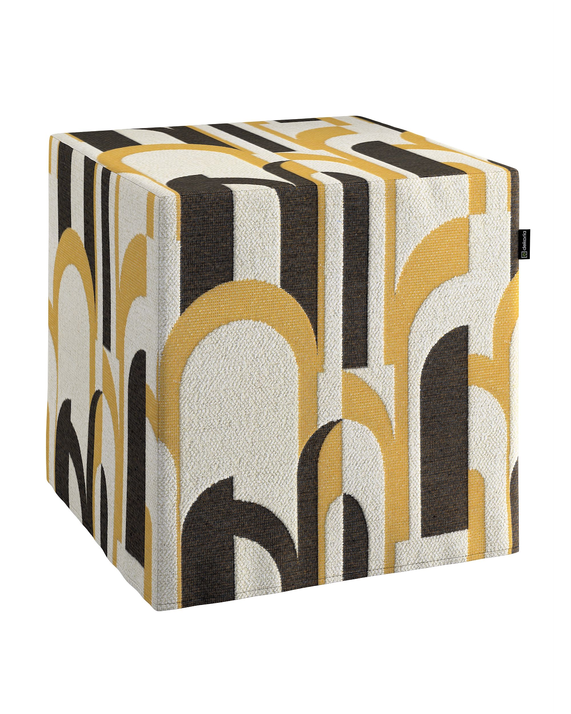 Cube cover colour multicolour fabric structured, patterned