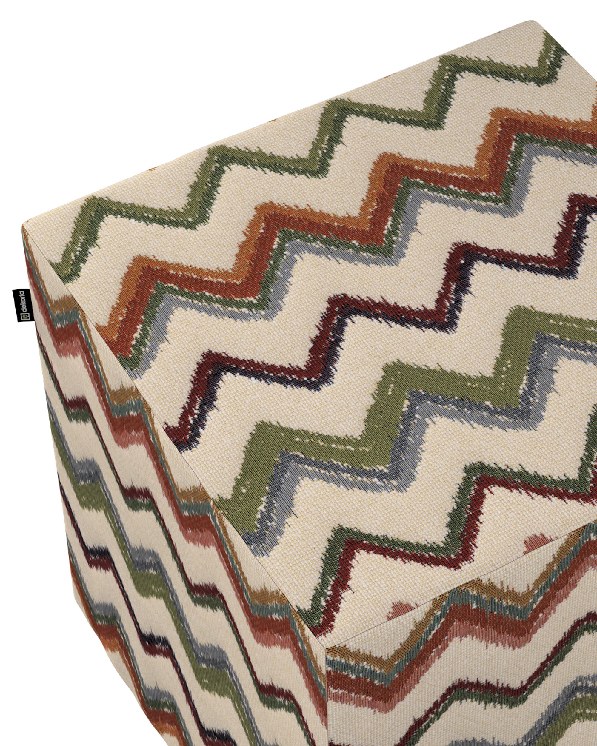 Cube cover colour multicolour fabric structured, patterned (hover)