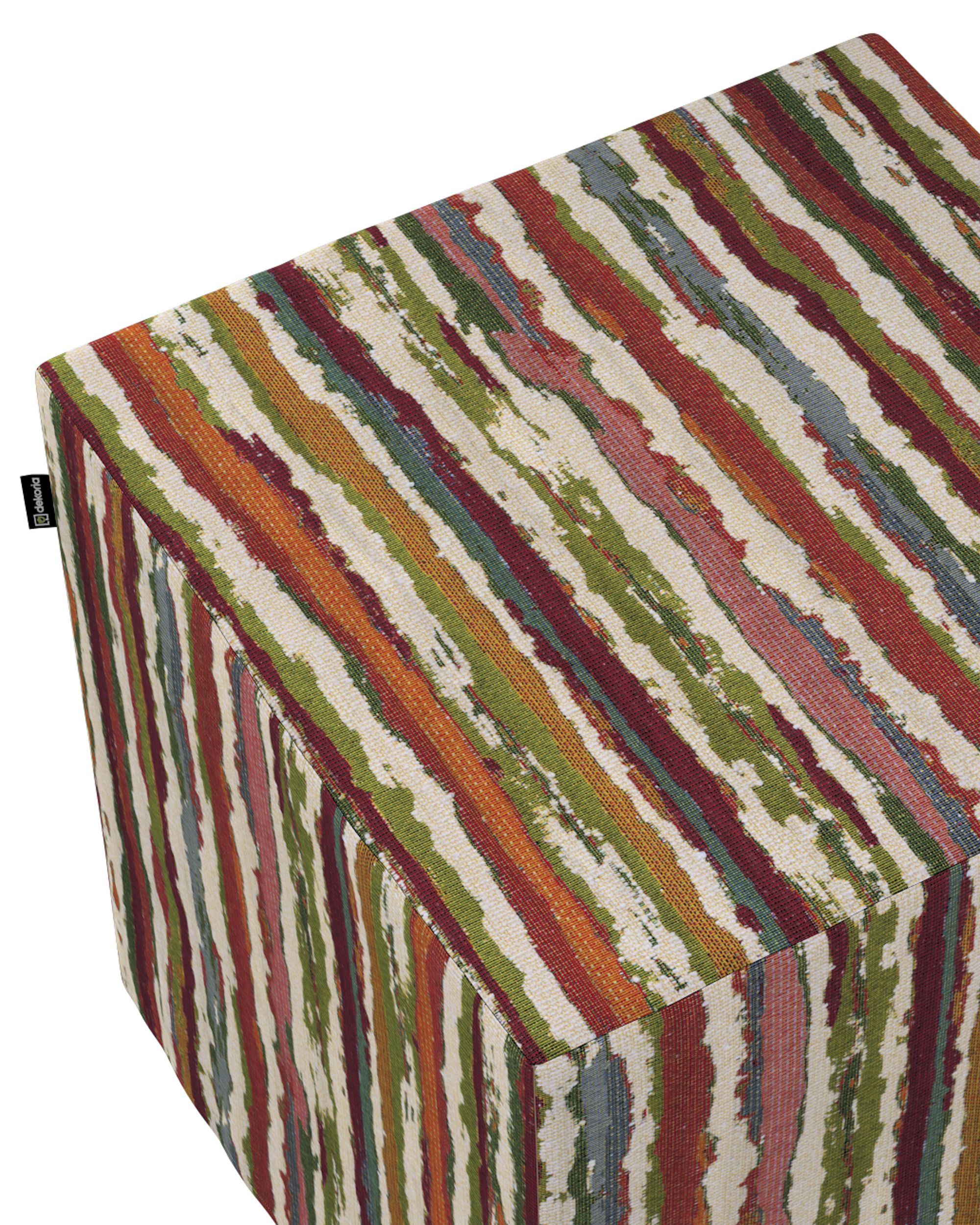 Cube cover colour multicolour fabric structured, patterned (hover)