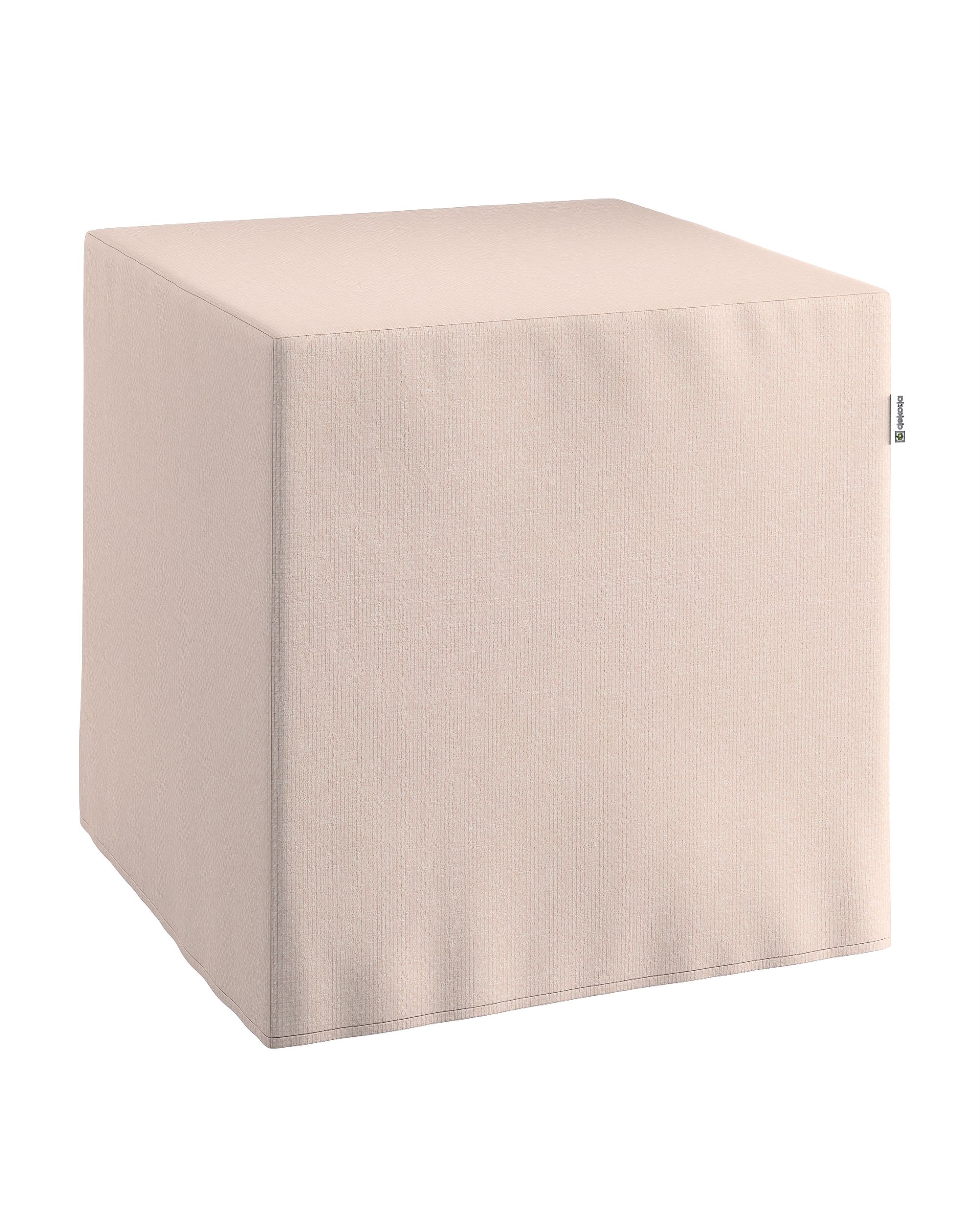 Cube cover colour pink fabric structured