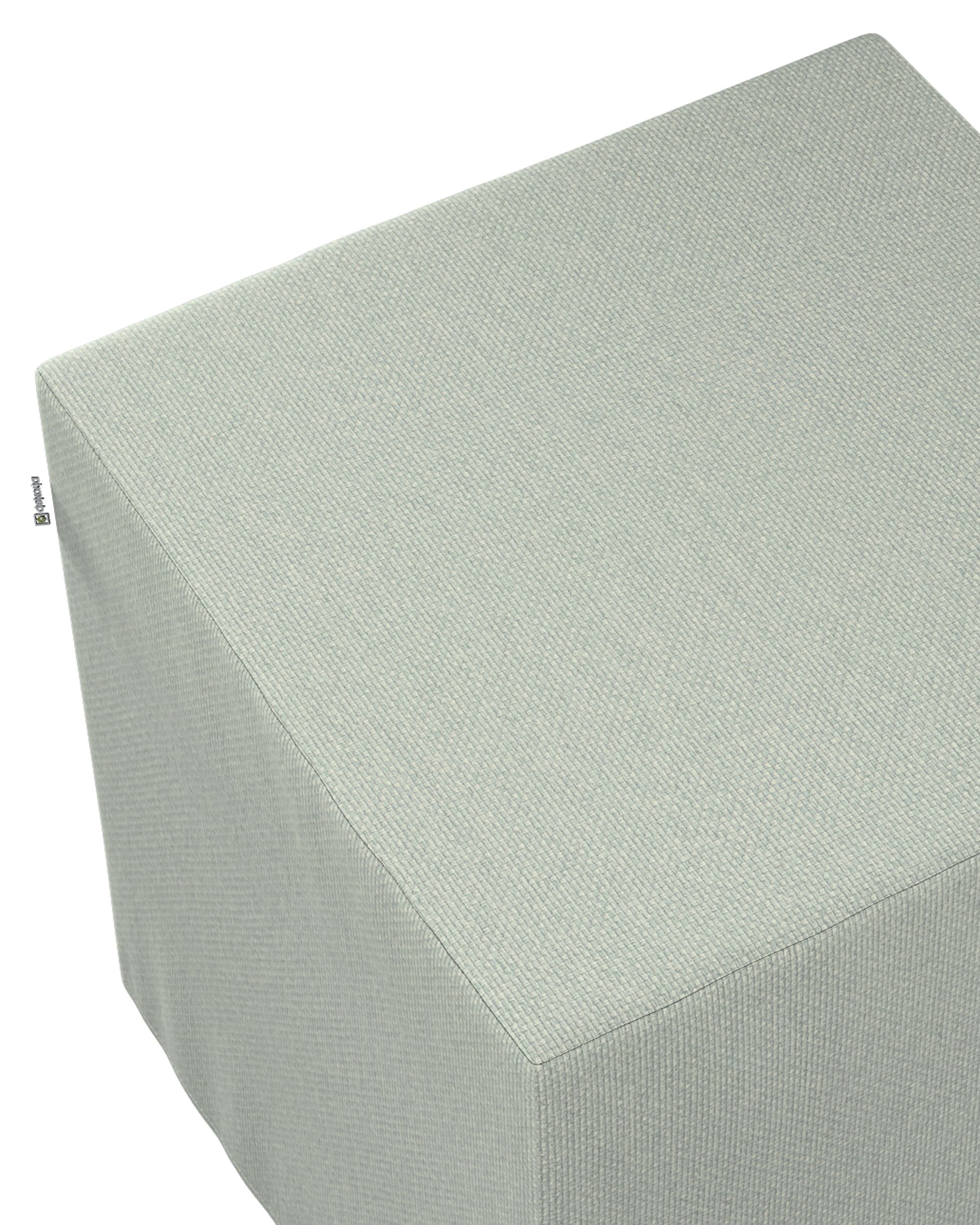 Cube cover colour blue fabric structured (hover)