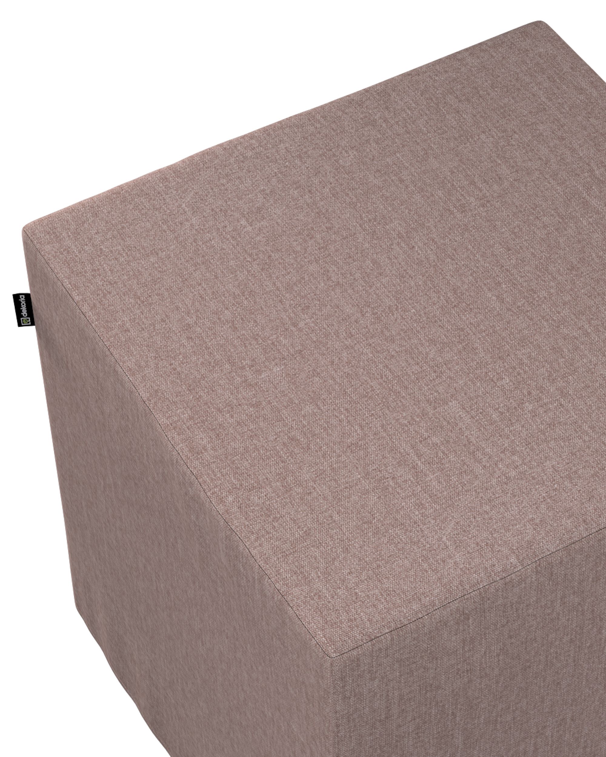 Cube cover colour pink fabric structured (hover)