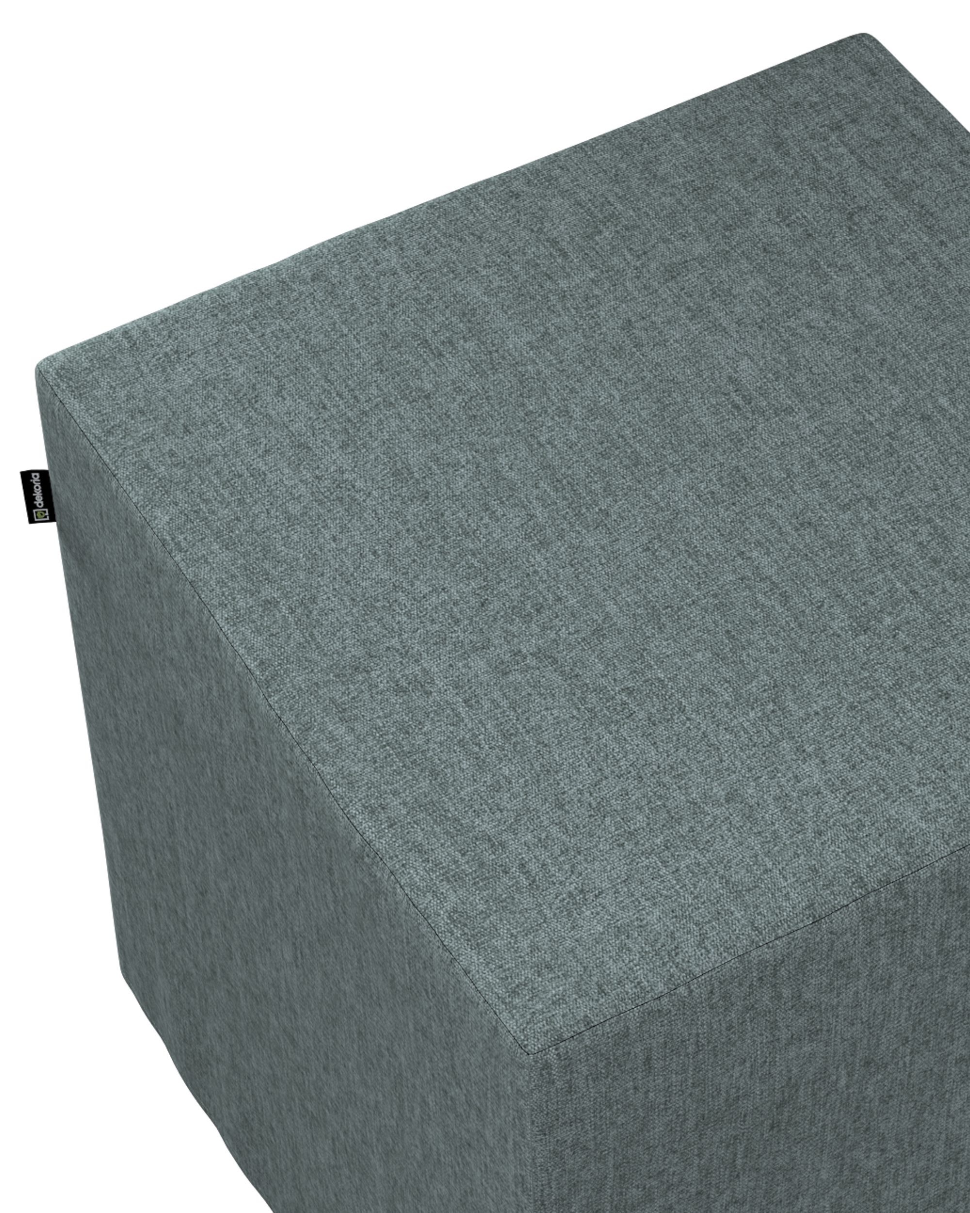 Cube cover colour blue fabric structured (hover)