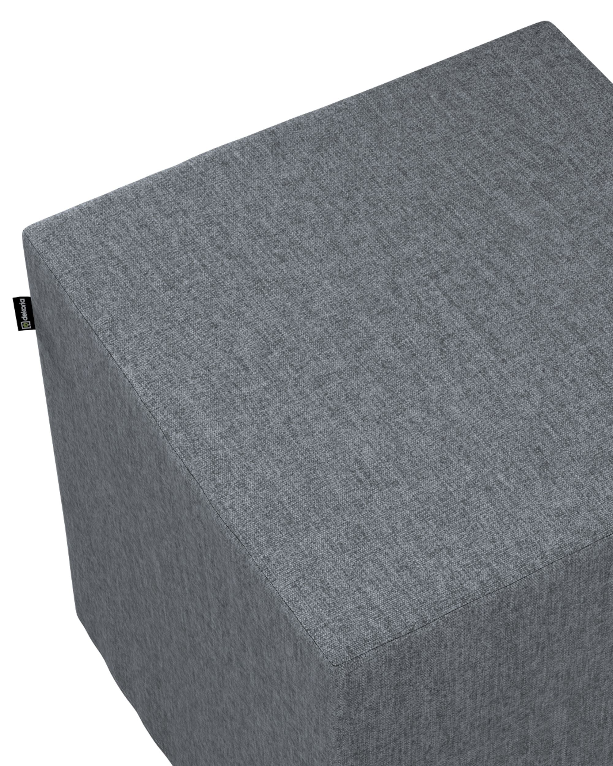 Cube cover colour grey fabric structured (hover)