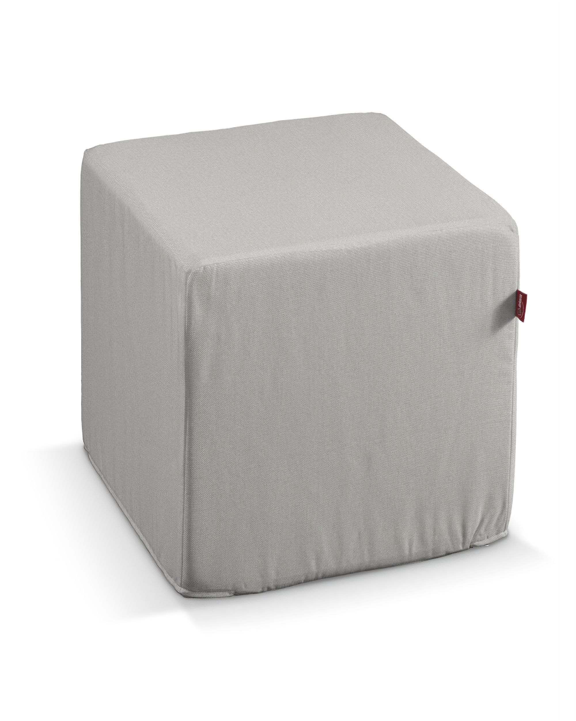 Cube cover colour grey fabric structured
