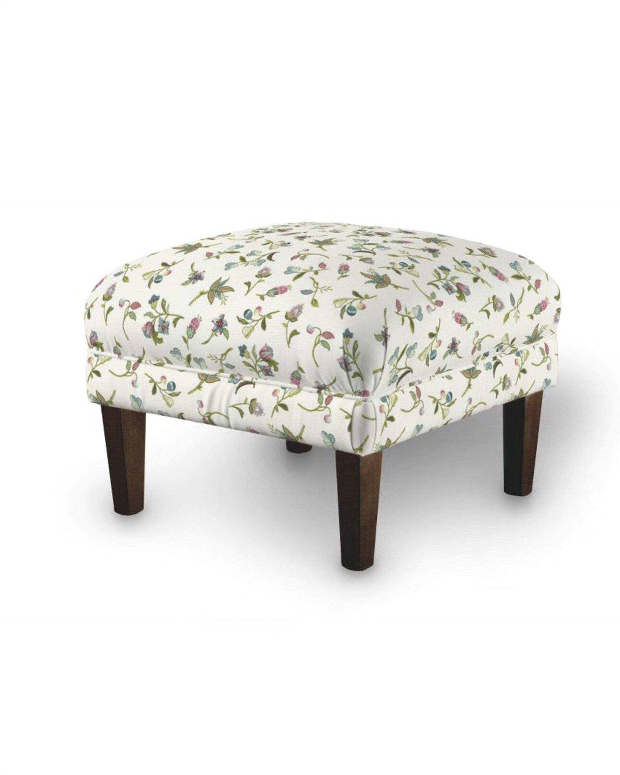 Armchair footstool colour multicolour fabric patterned