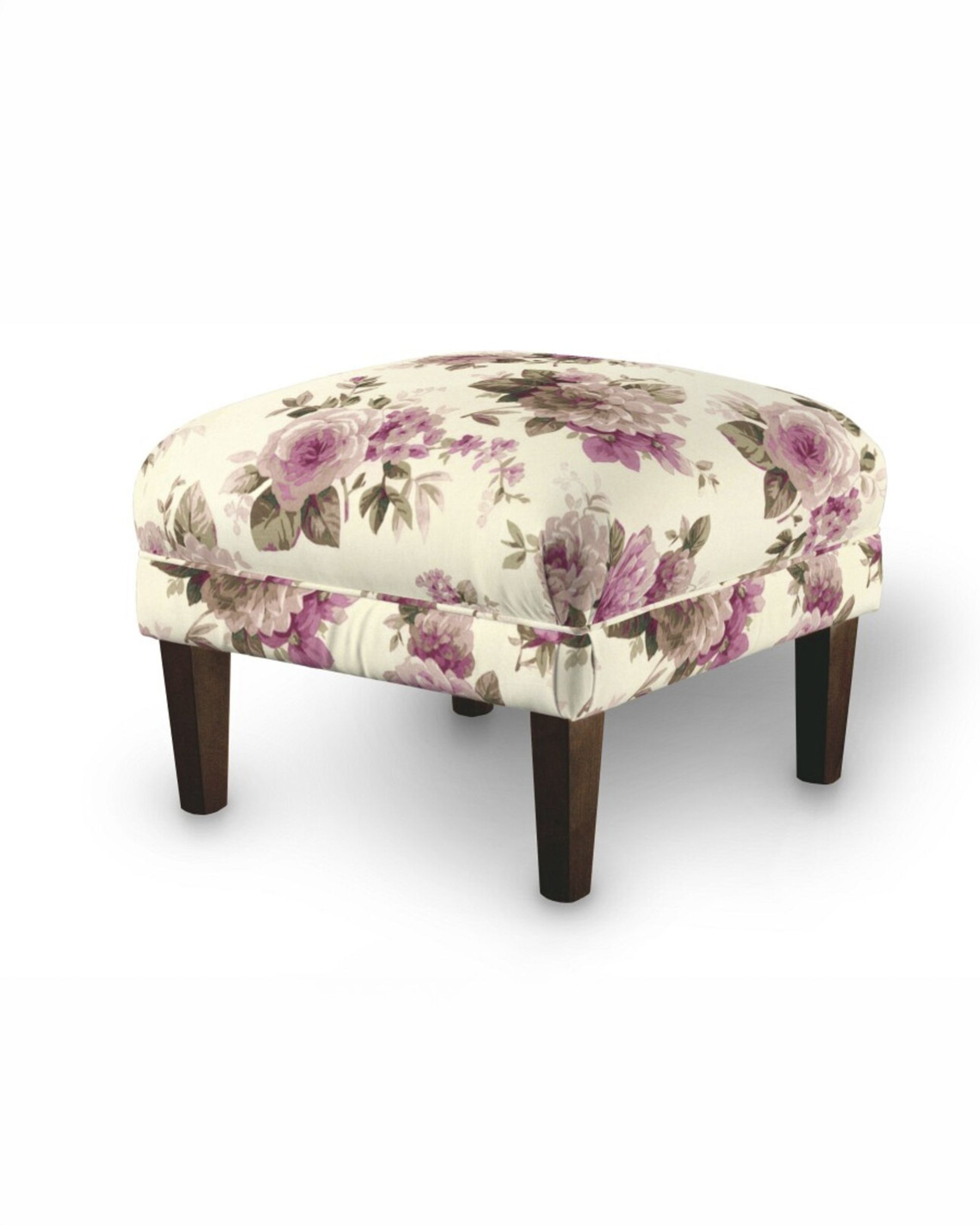 Armchair footstool colour multicolour fabric patterned