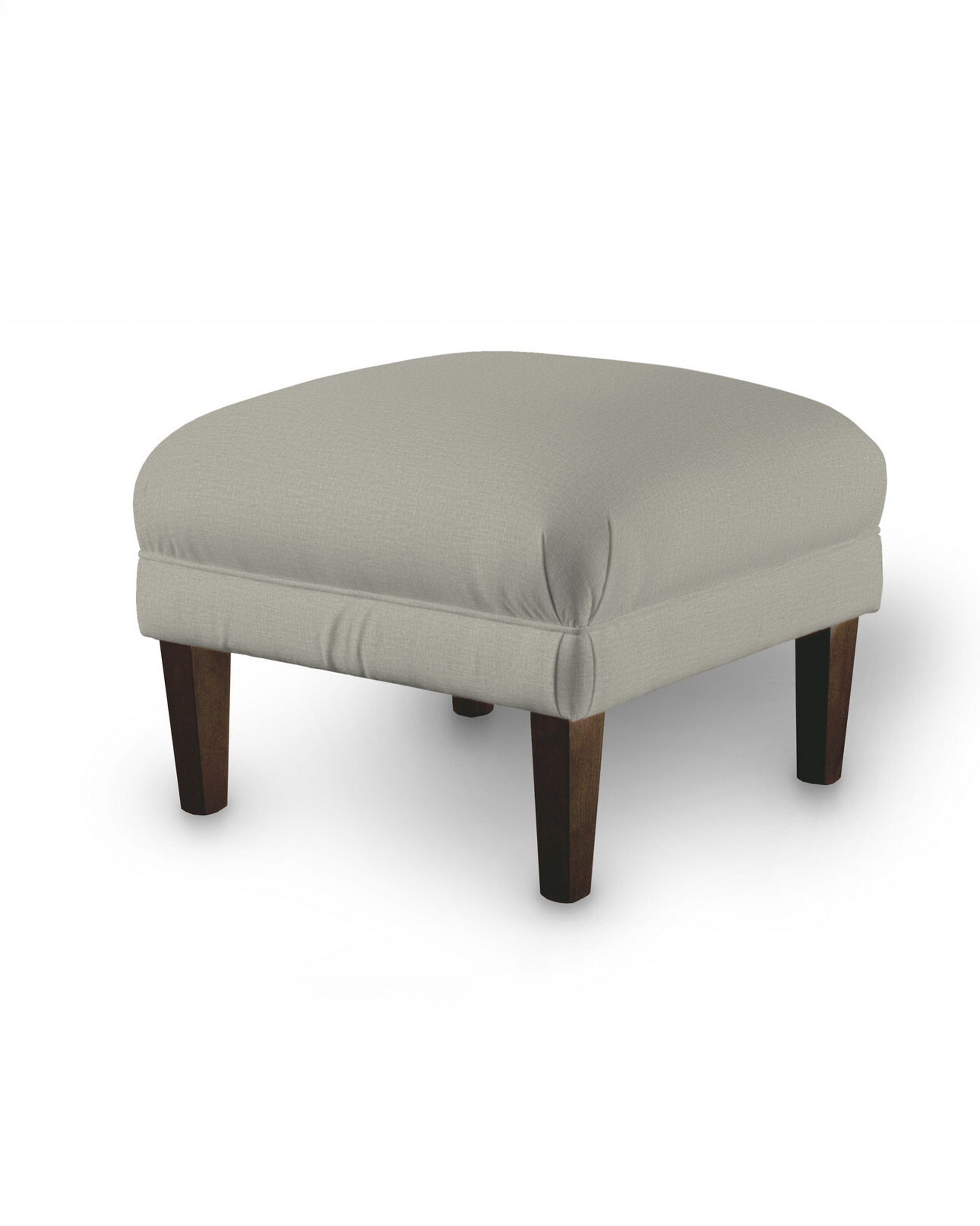 Armchair footstool colour green fabric velvet