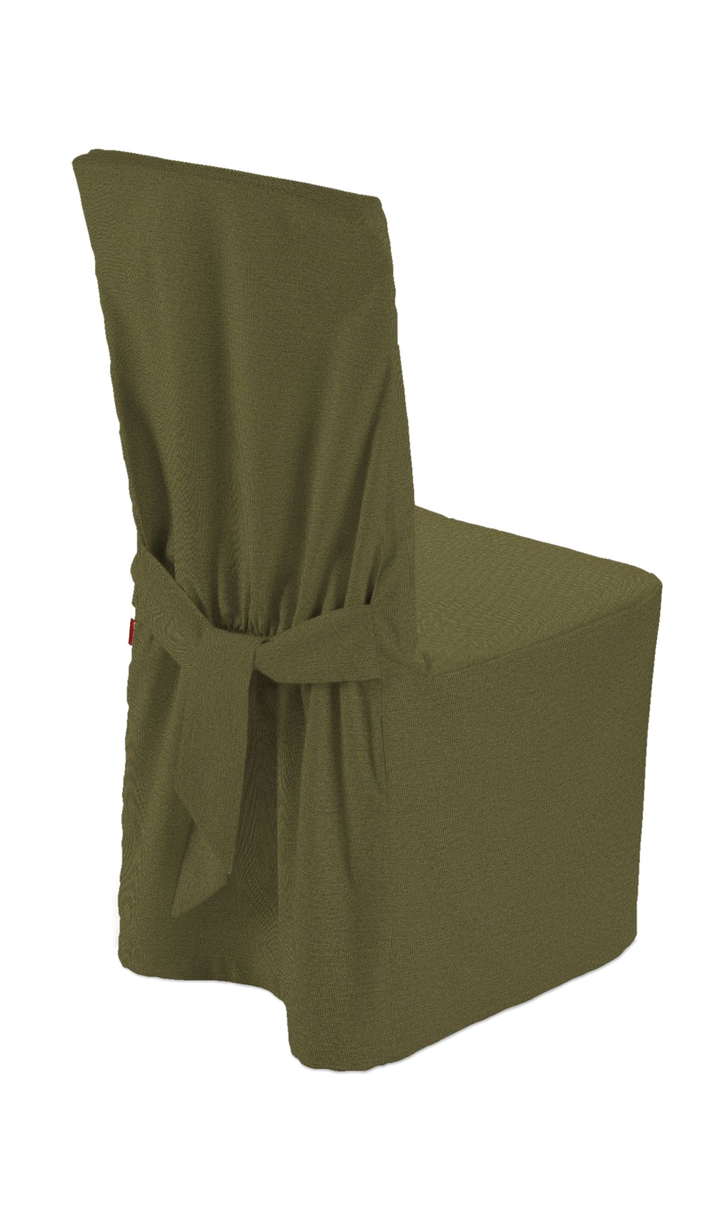 Chair cover colour green fabric structured