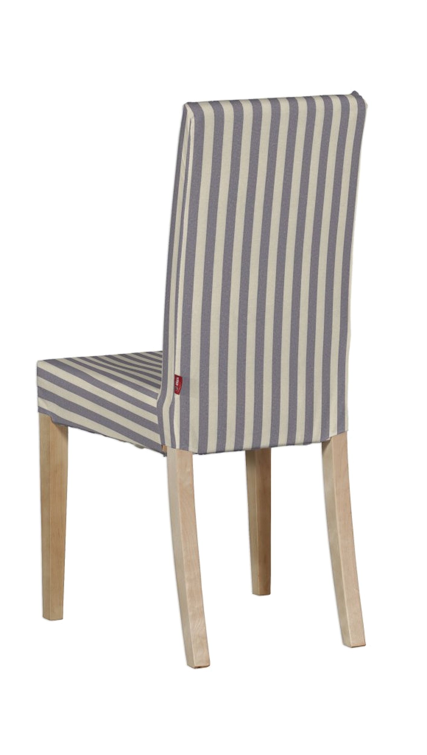 Harry chair cover colour navy blue fabric patterned
