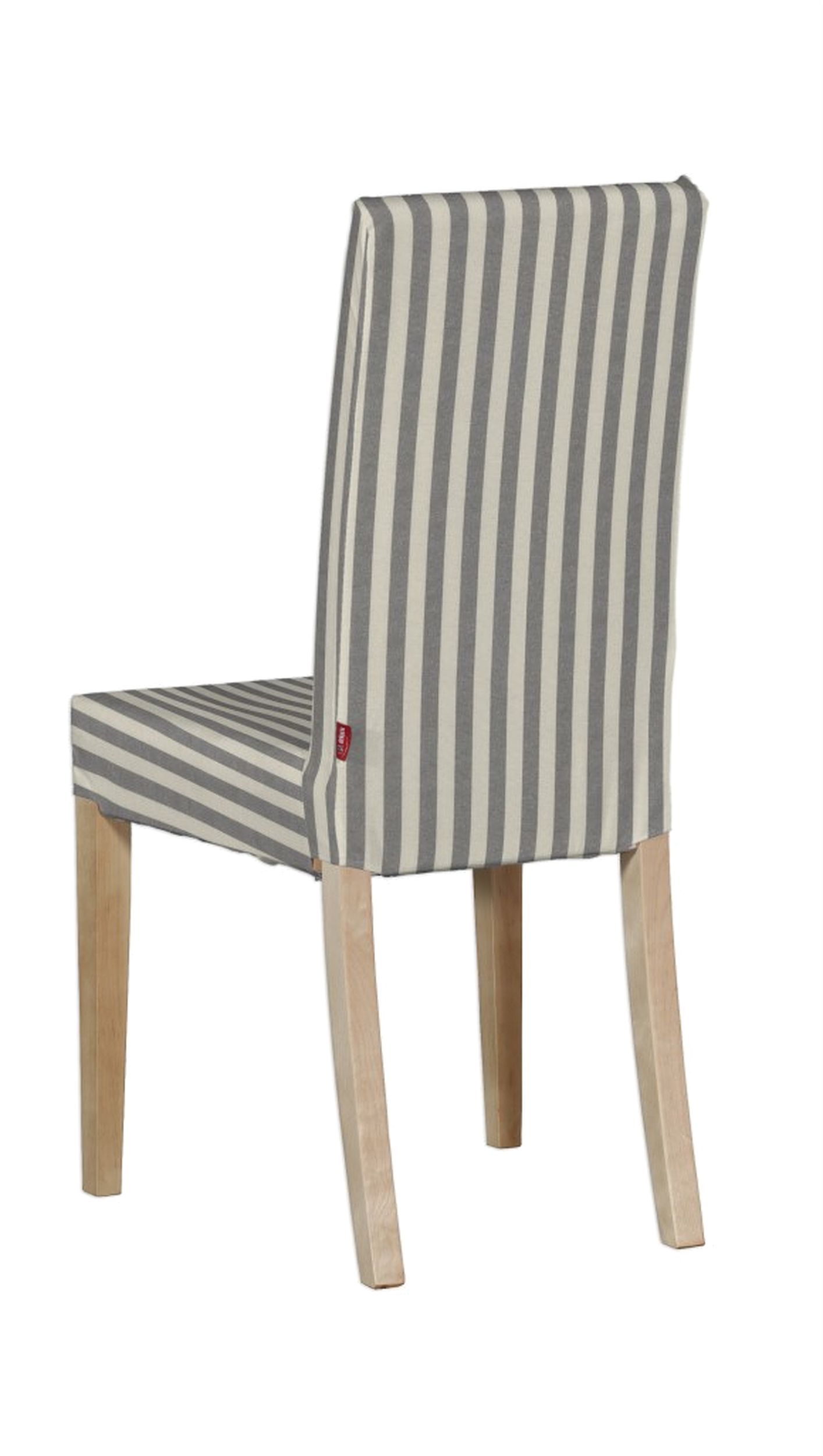 Harry chair cover colour grey fabric patterned