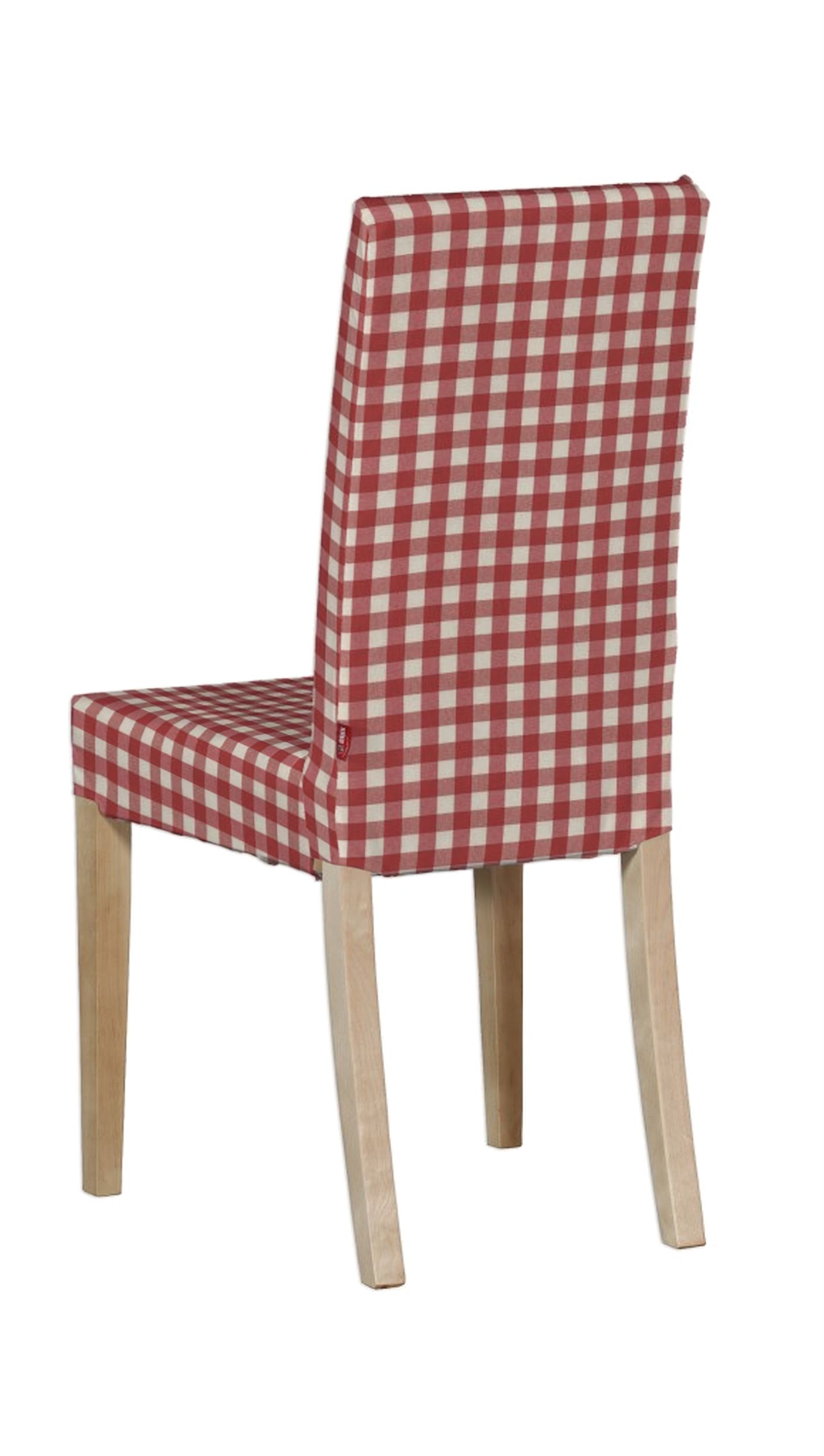Harry chair cover colour red fabric patterned