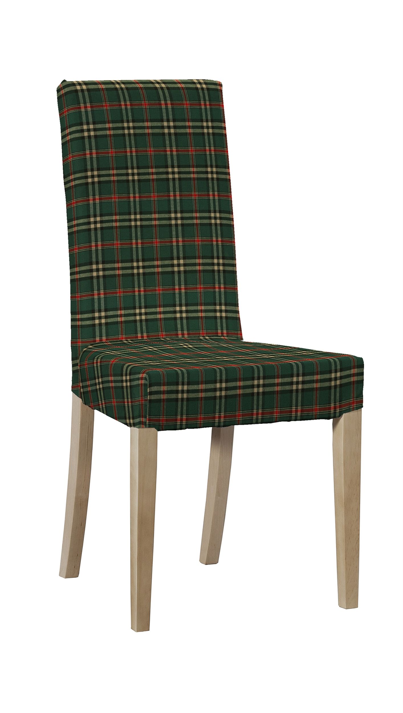 Harry chair cover colour green fabric patterned (hover)
