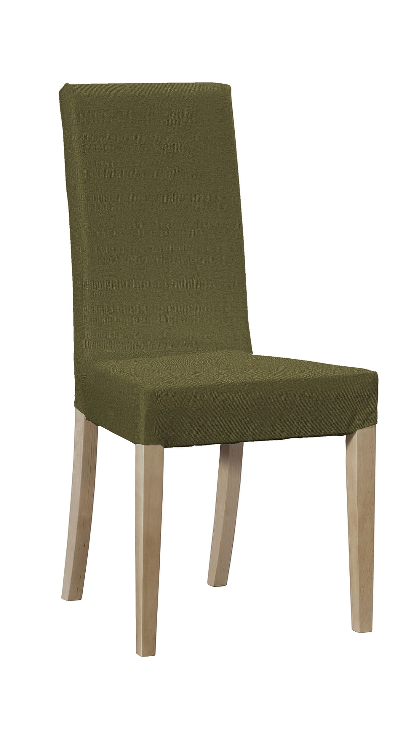 Harry chair cover colour green fabric structured (hover)