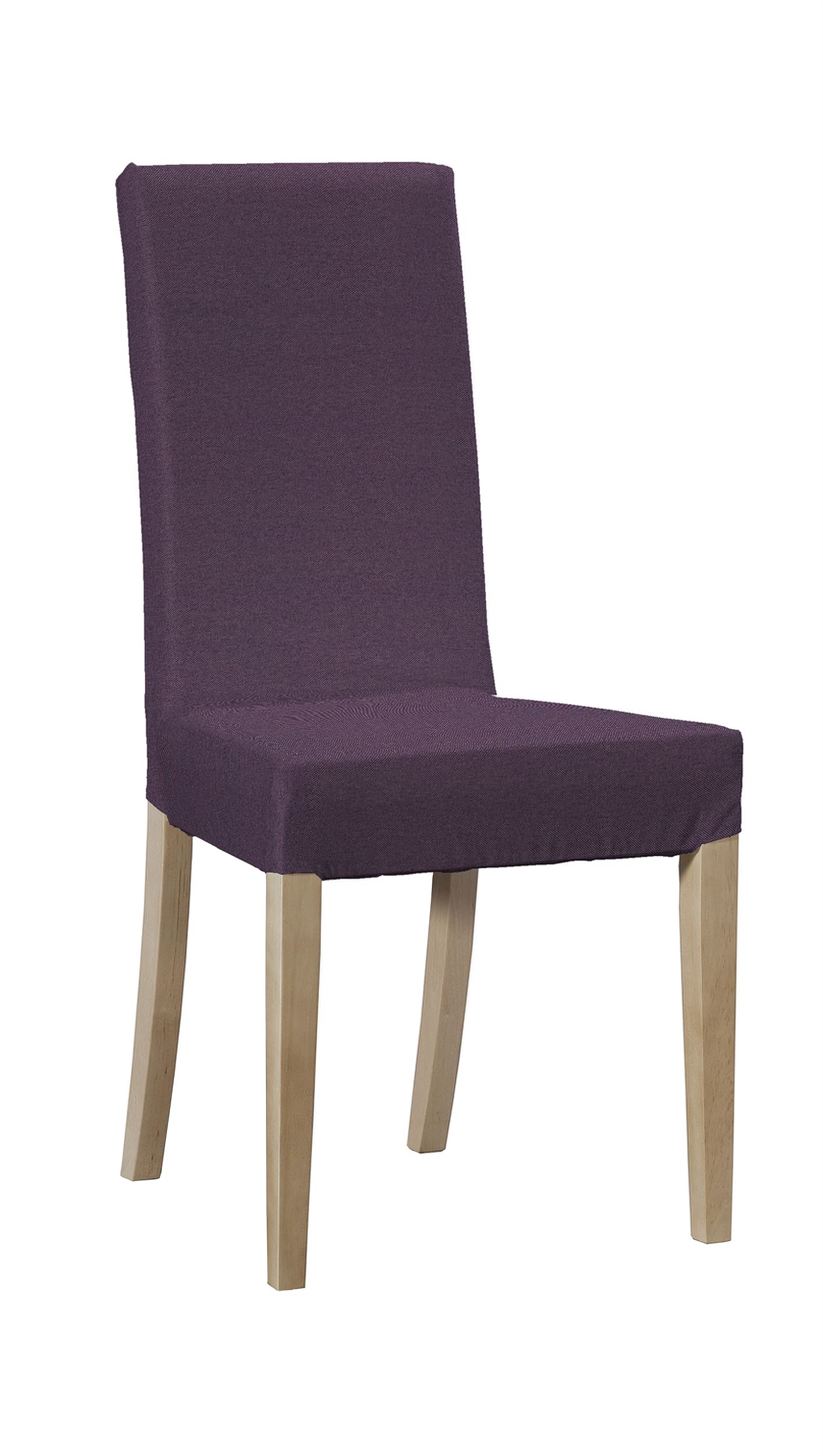 Harry chair cover colour purple fabric structured (hover)