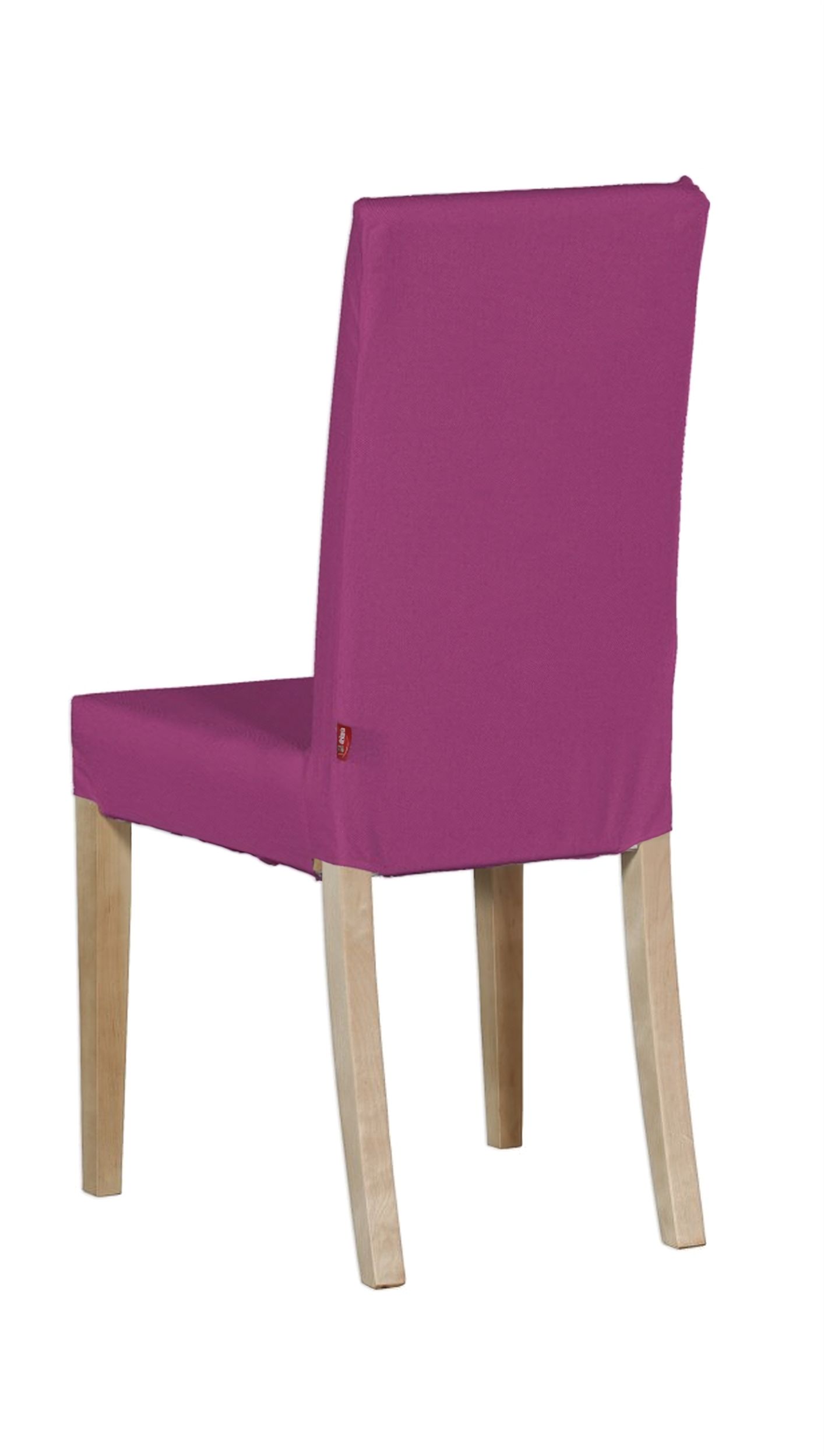Harry chair cover colour pink fabric structured