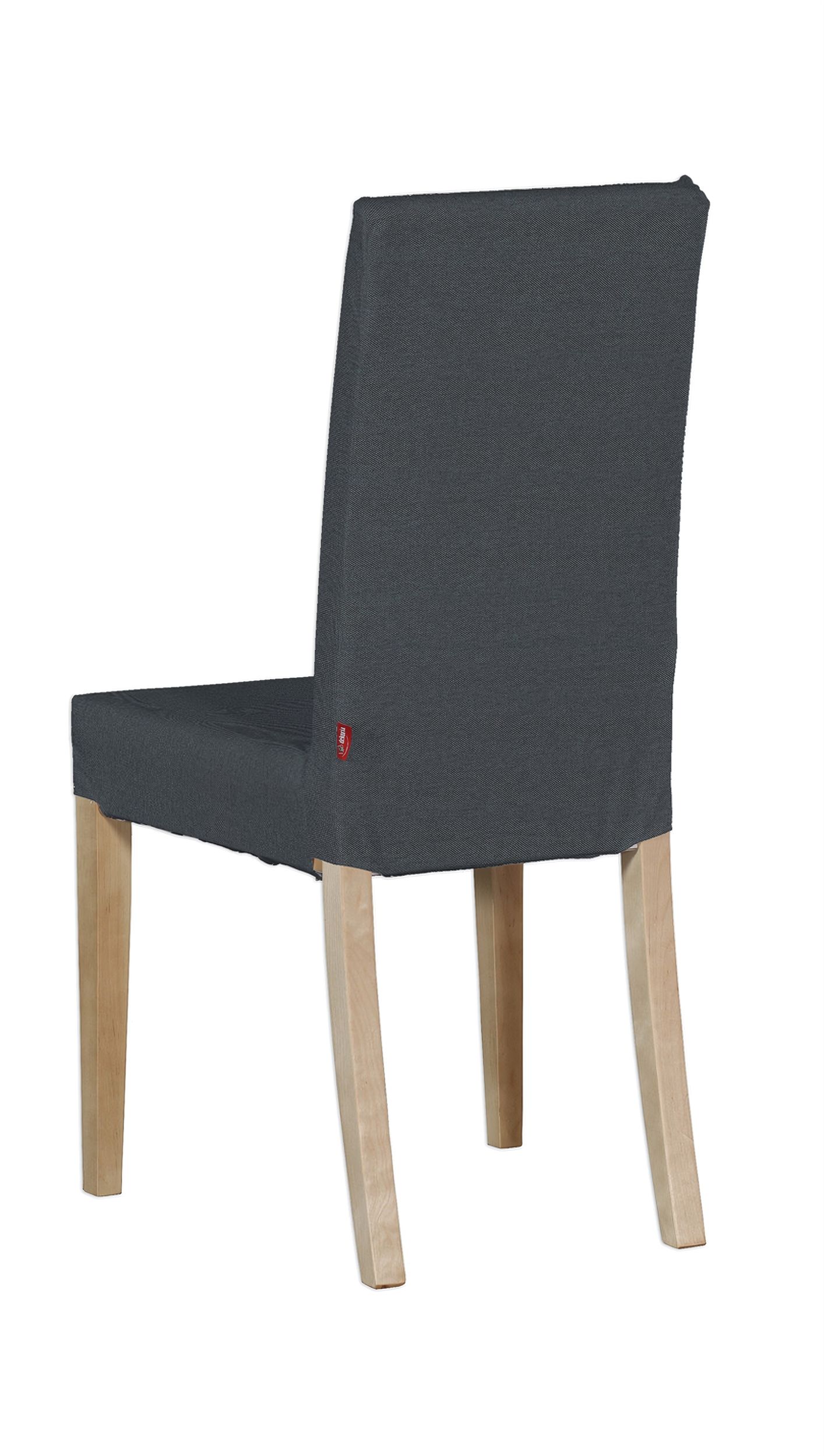 Harry chair cover colour blue fabric structured