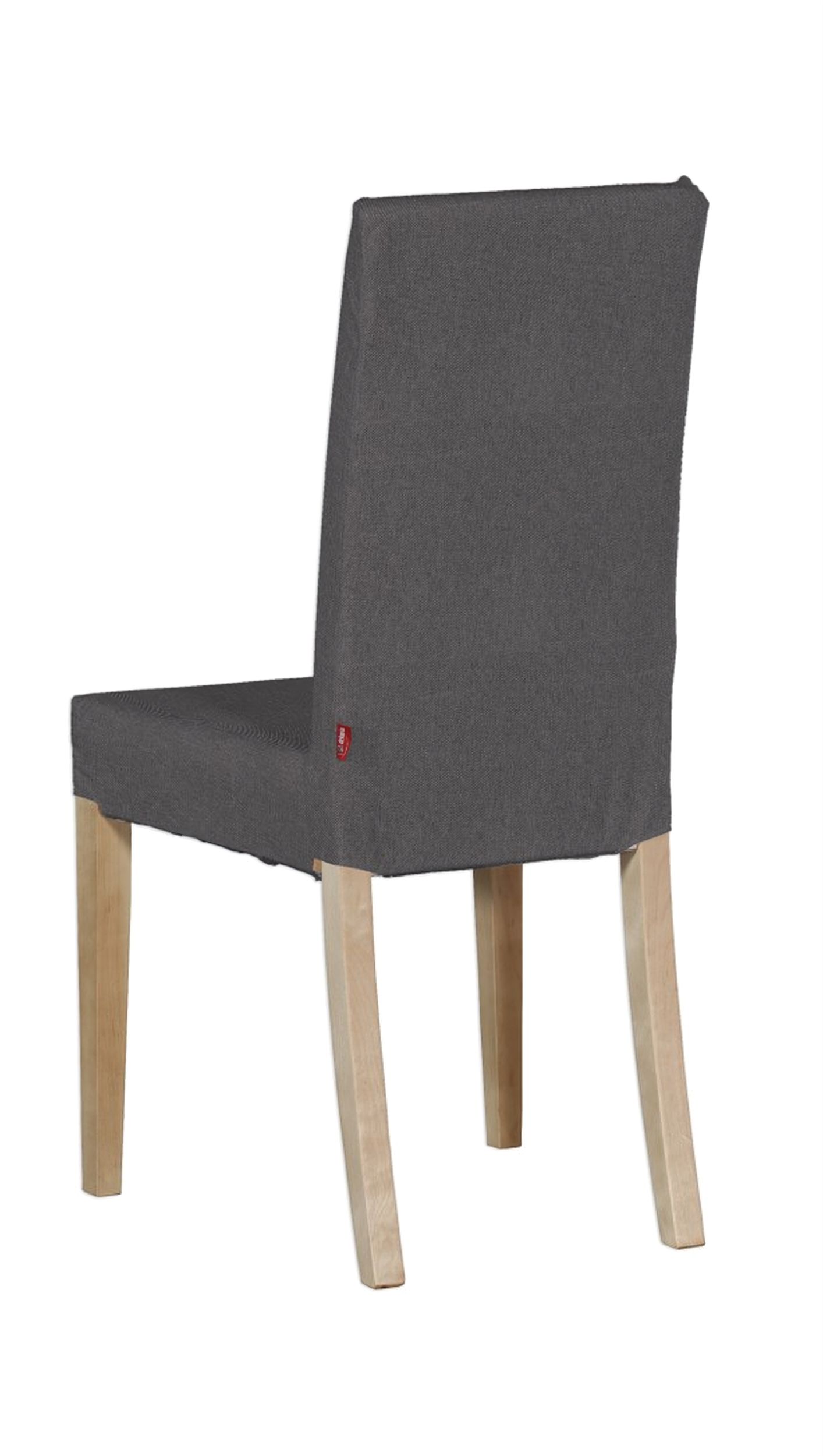 Harry chair cover colour grey fabric structured