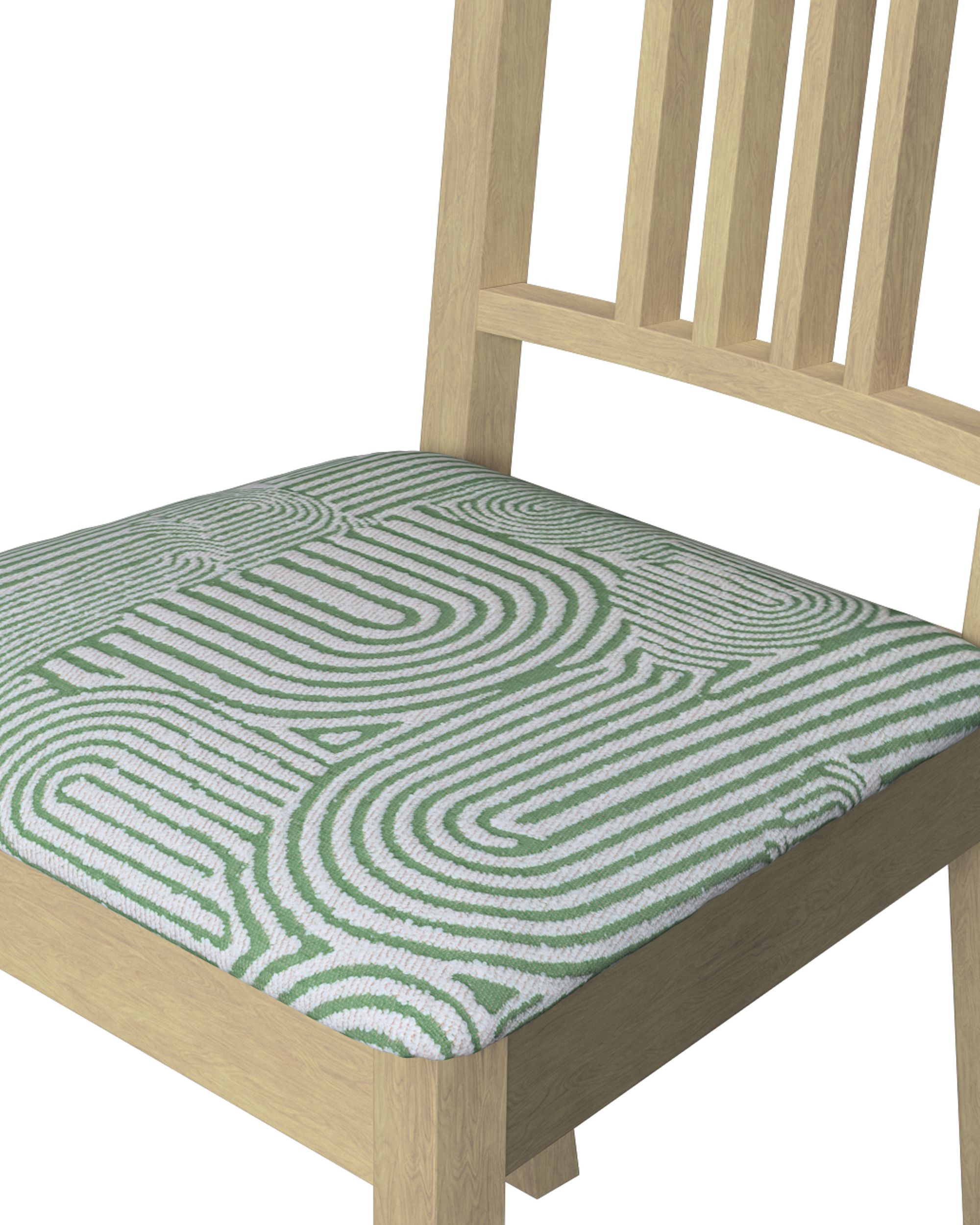 Börje chair seat pad cover colour green fabric structured, patterned (hover)