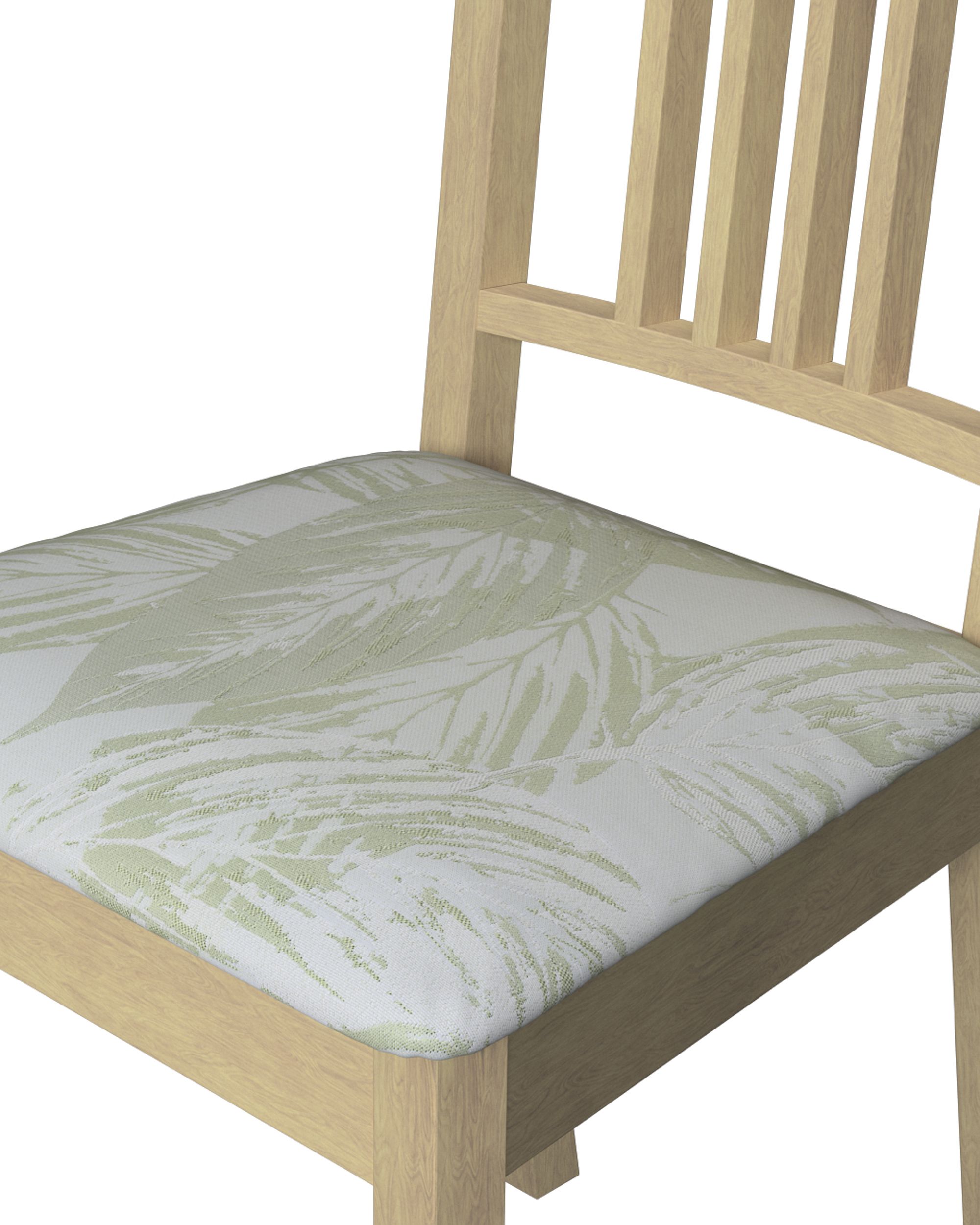 Börje chair seat pad cover colour green fabric gloss, structured, patterned (hover)