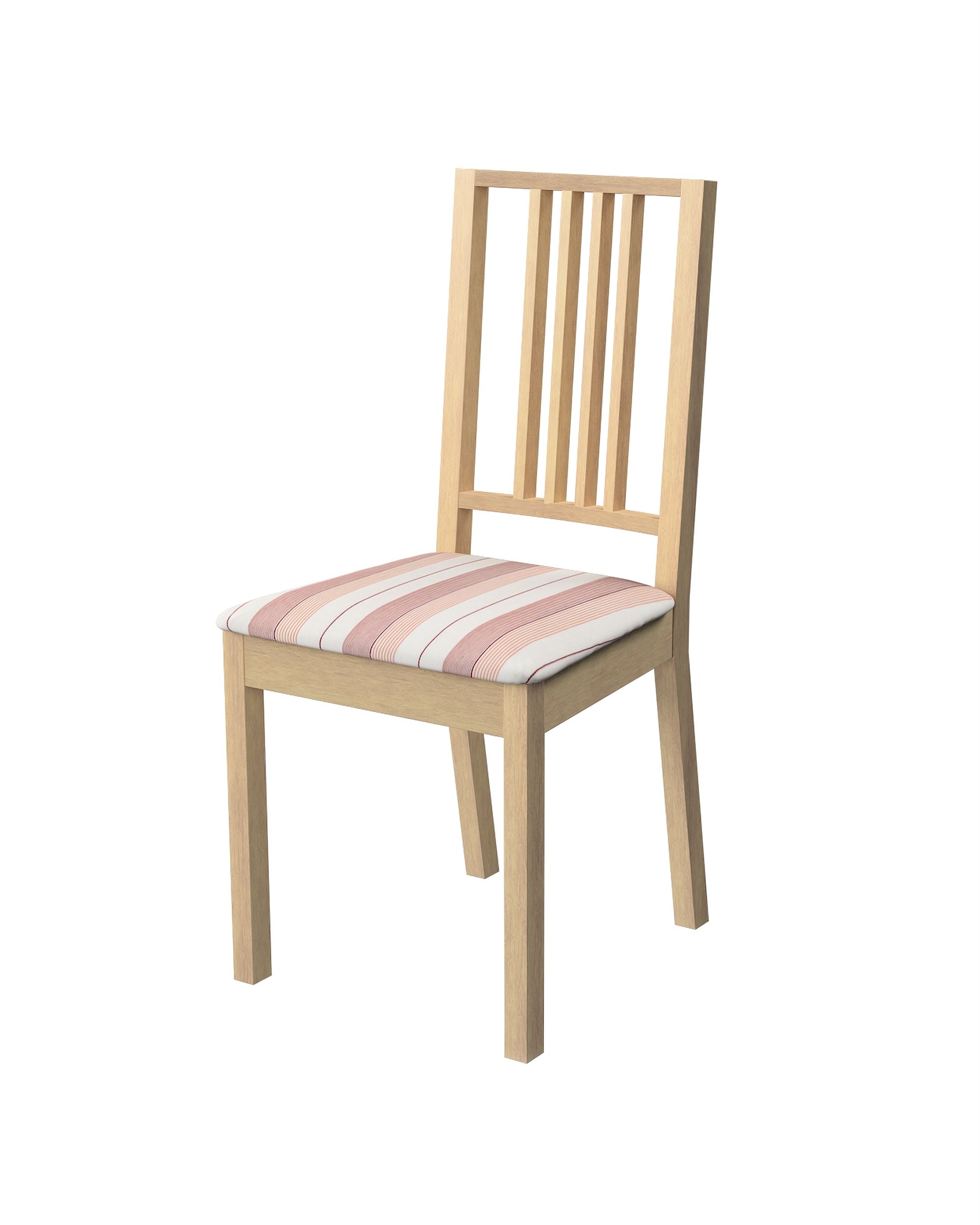 Börje chair seat pad cover colour red fabric structured, patterned