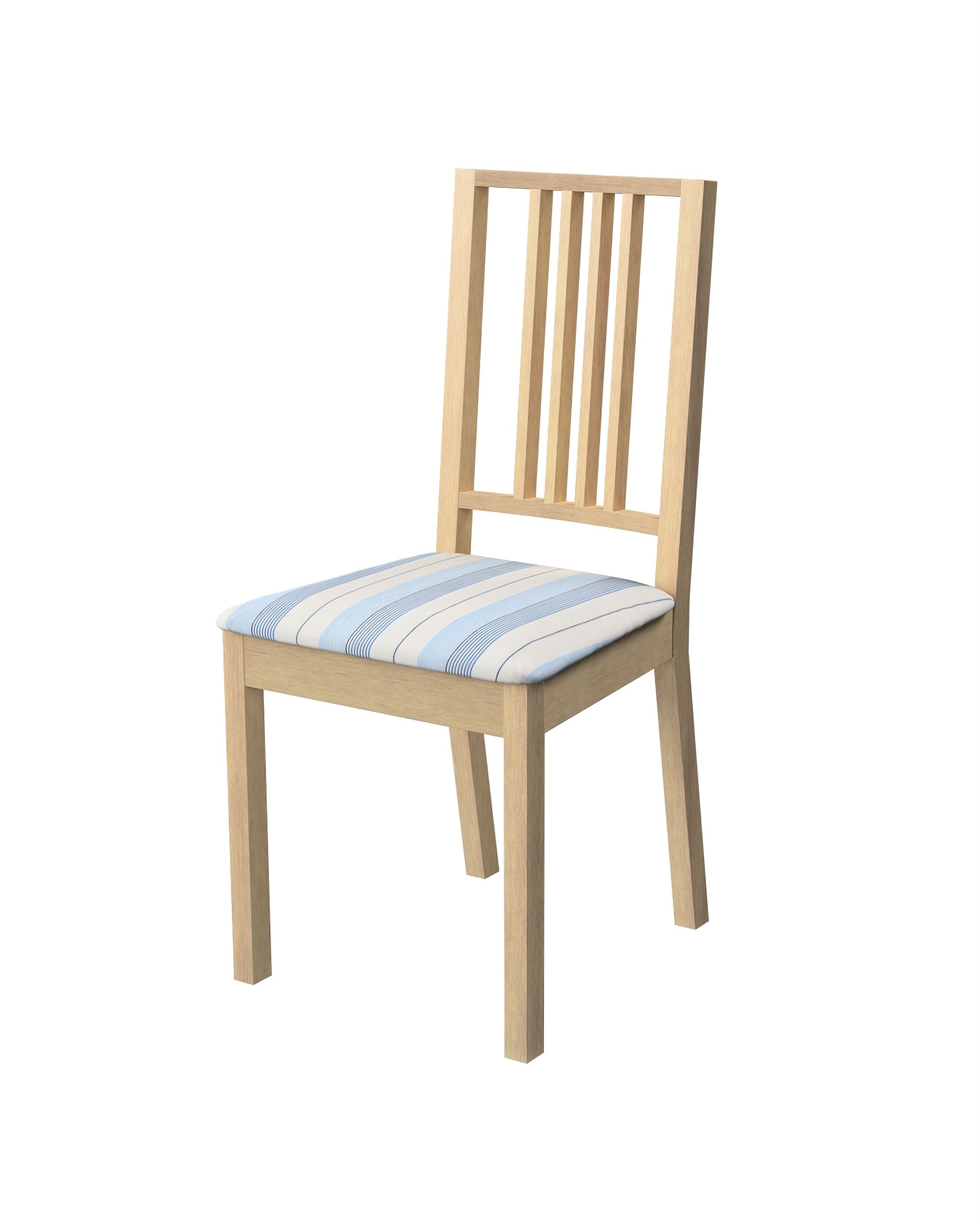Börje chair seat pad cover colour blue fabric structured, patterned